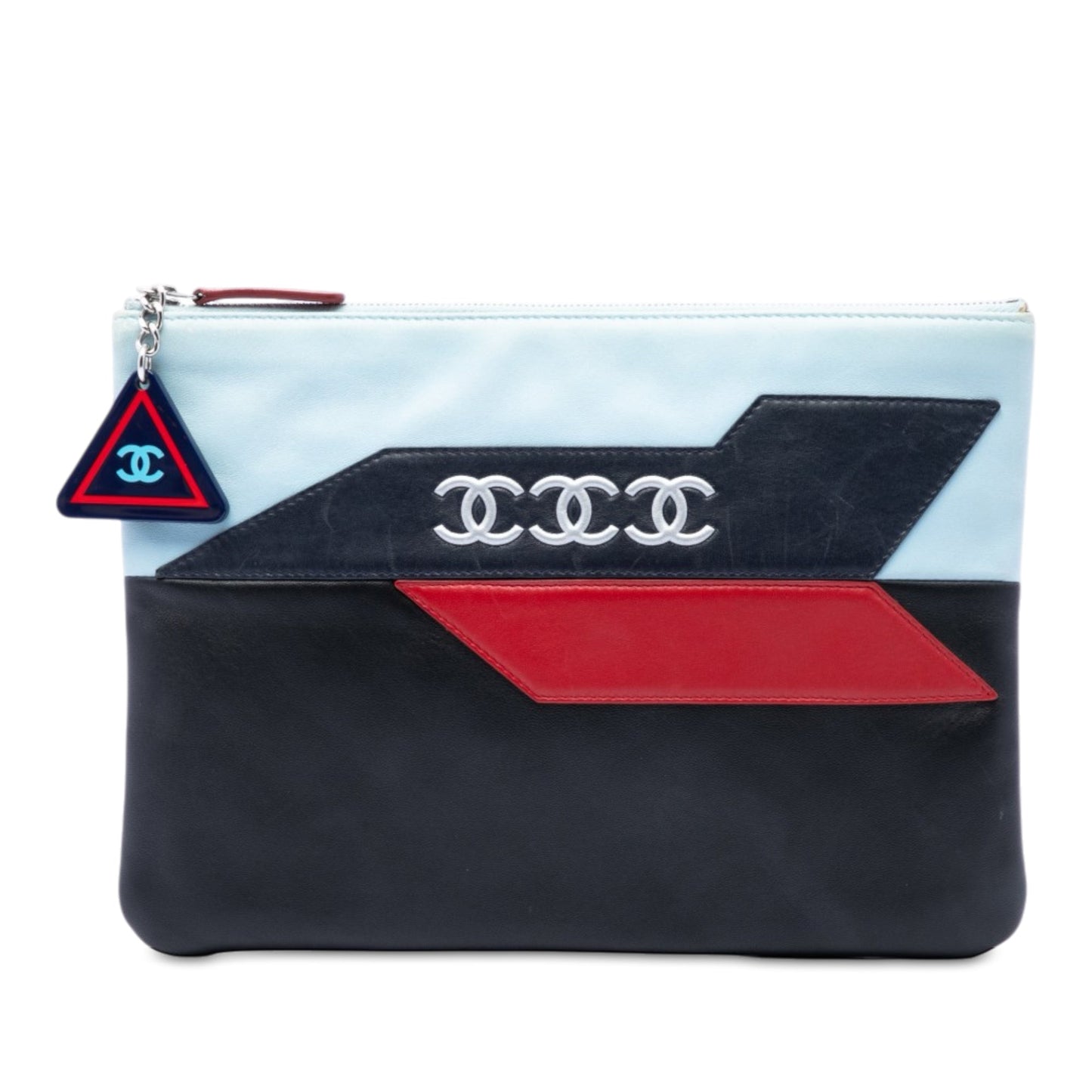 Chanel Medium Lambskin Airlines O Case Clutch