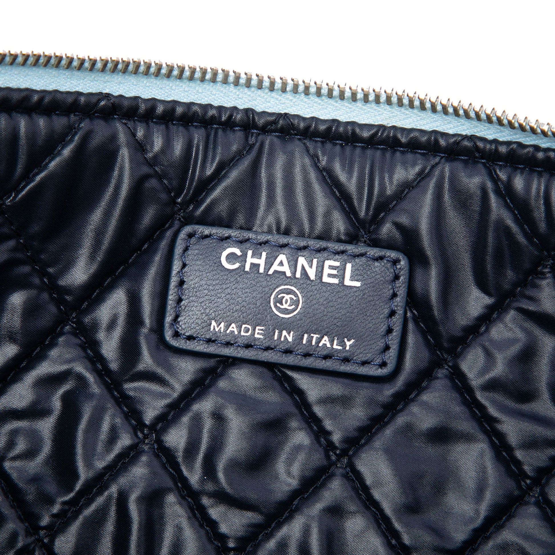 Chanel Medium Lambskin Airlines O Case Clutch