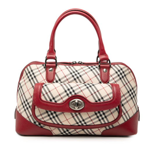 Nova Check Canvas Handbag