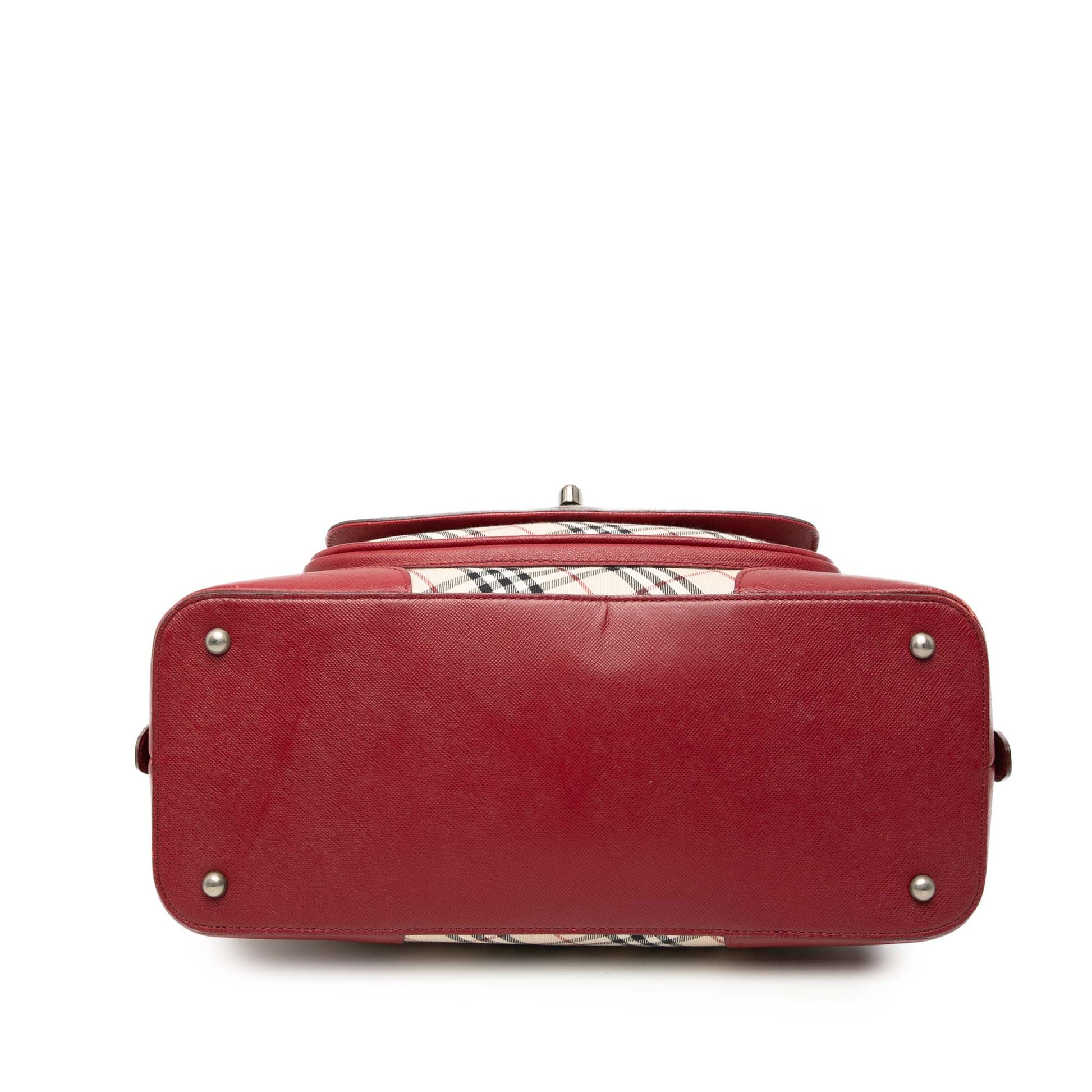 Nova Check Canvas Handbag