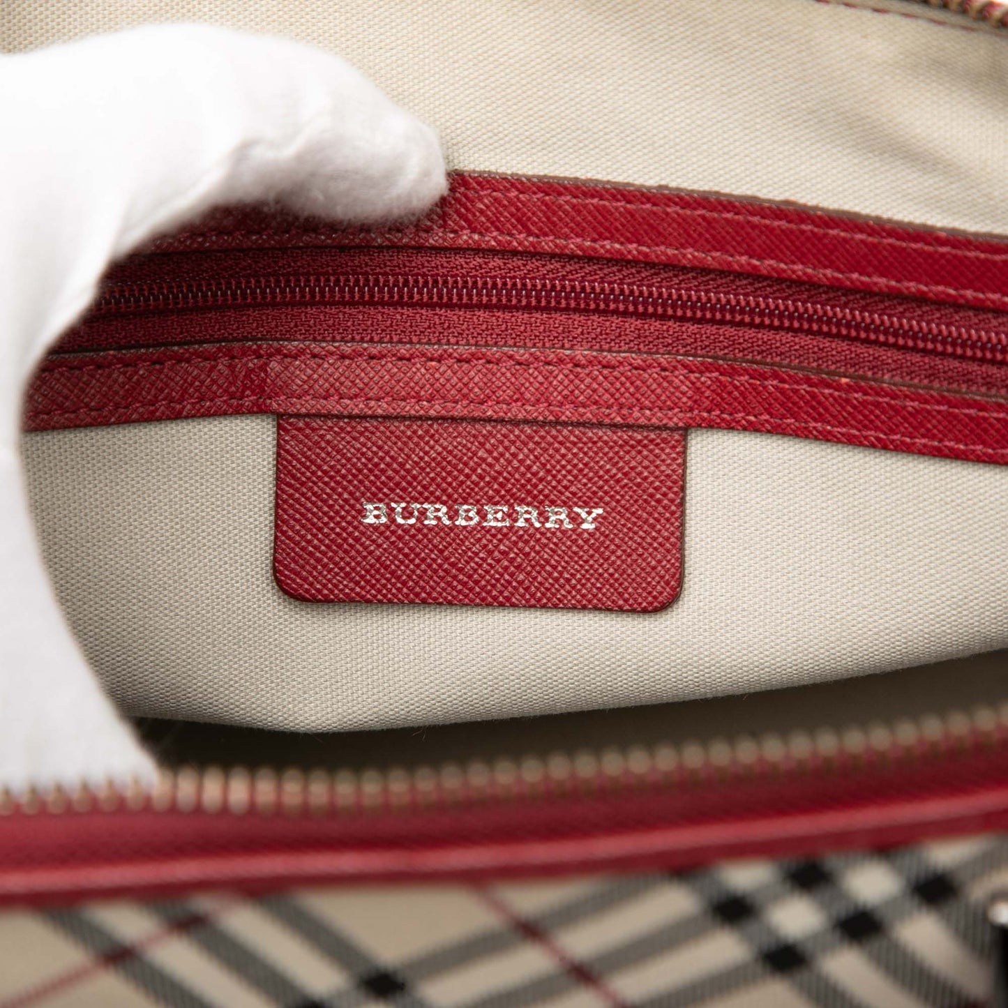 Nova Check Canvas Handbag