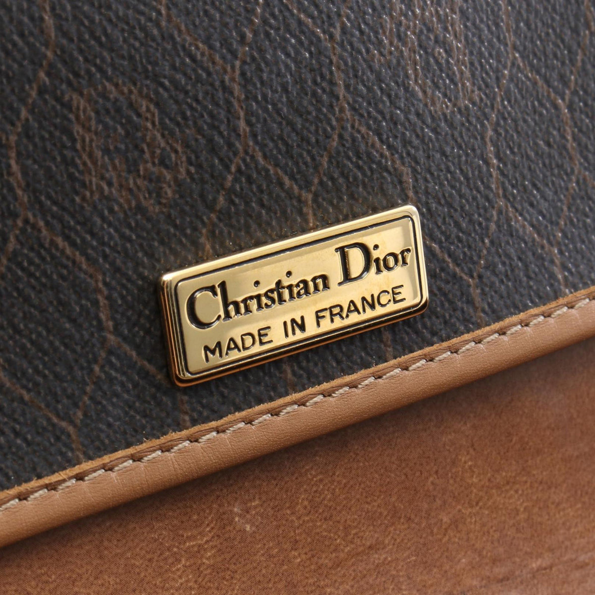 Dior Honeycomb Coated Canvas Crossbody — Black