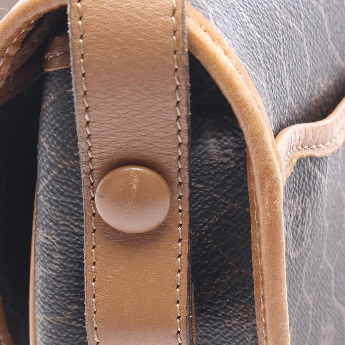 Dior Honeycomb Coated Canvas Crossbody — Black