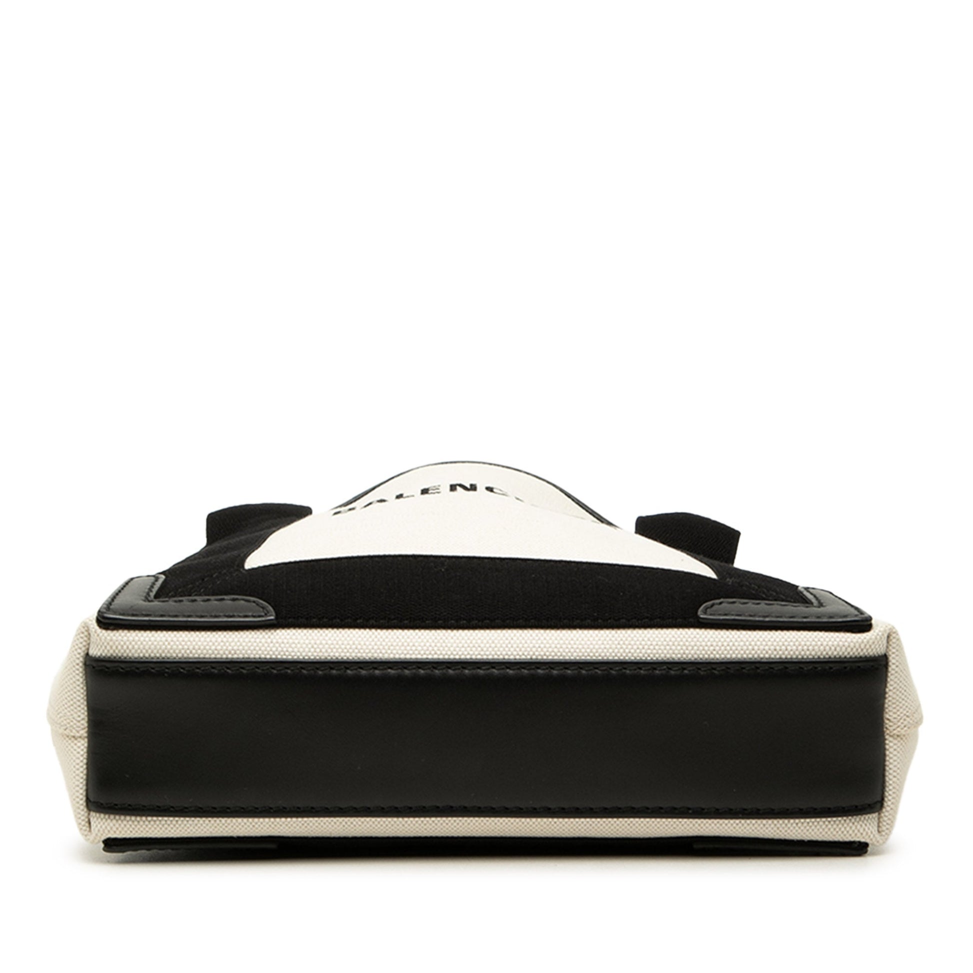 Balenciaga Canvas Navy Cabas Satchel XS