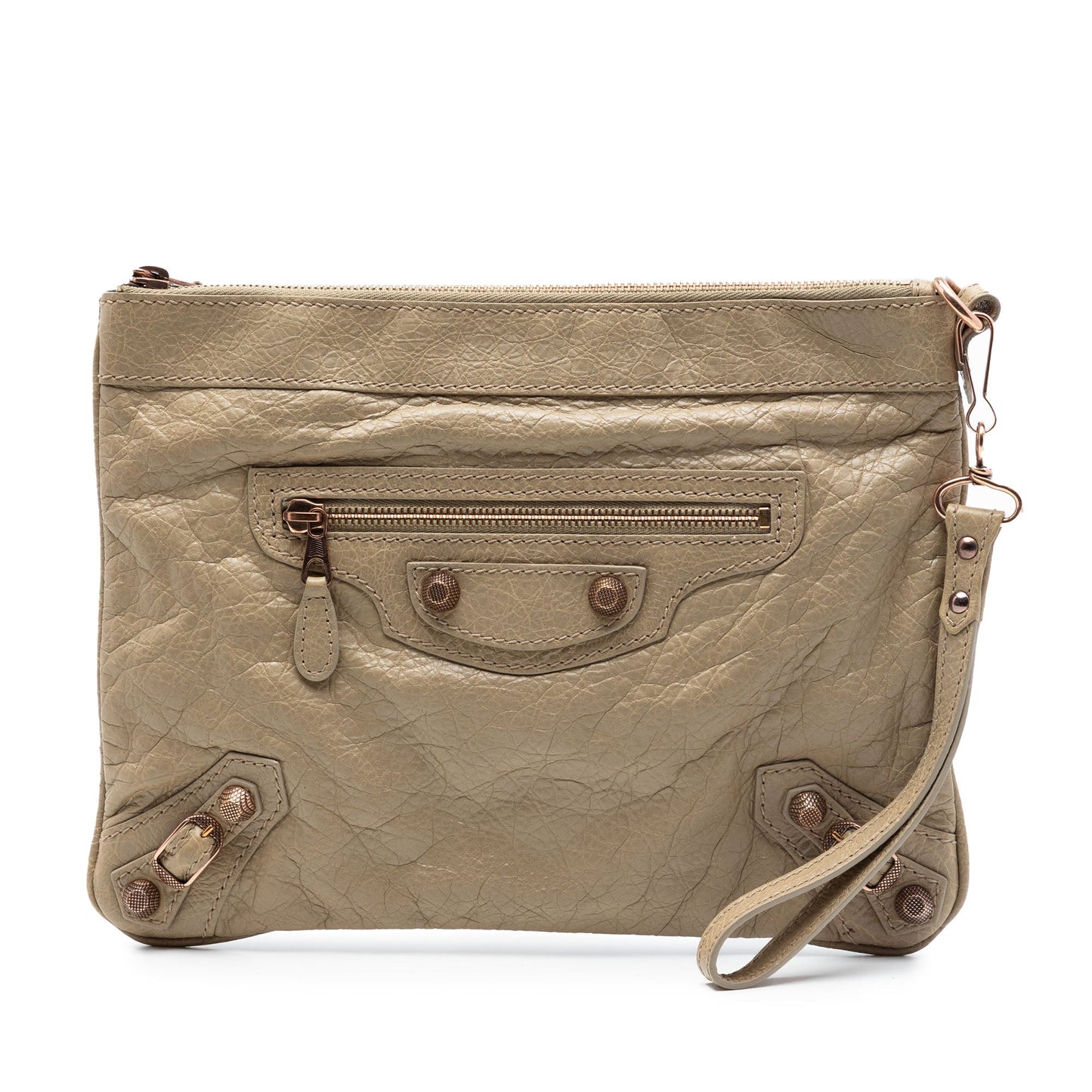 Balenciaga Lambskin Motocross Giant 12 Clutch