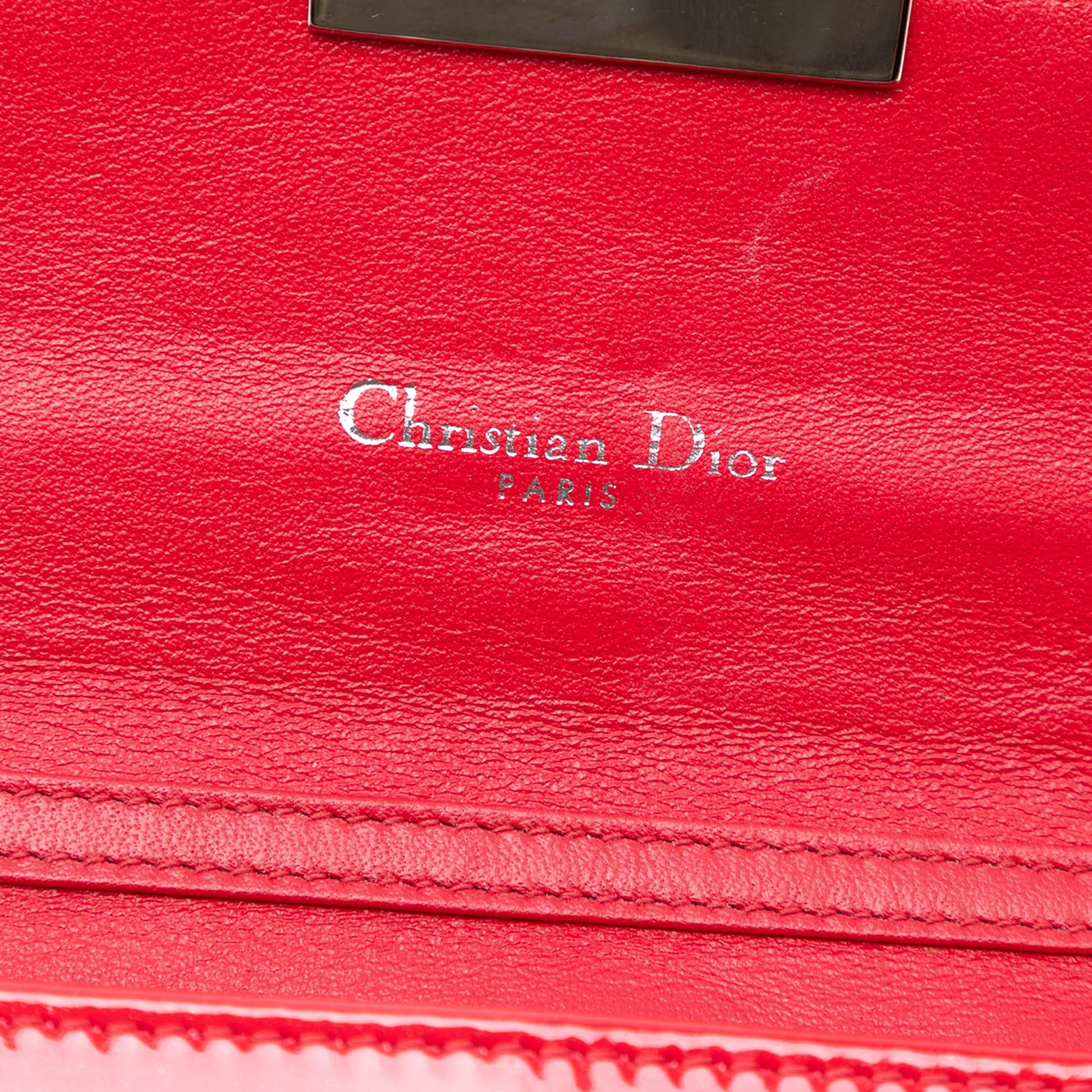 Dior Patent Cannage Miss Dior Wallet on Chain