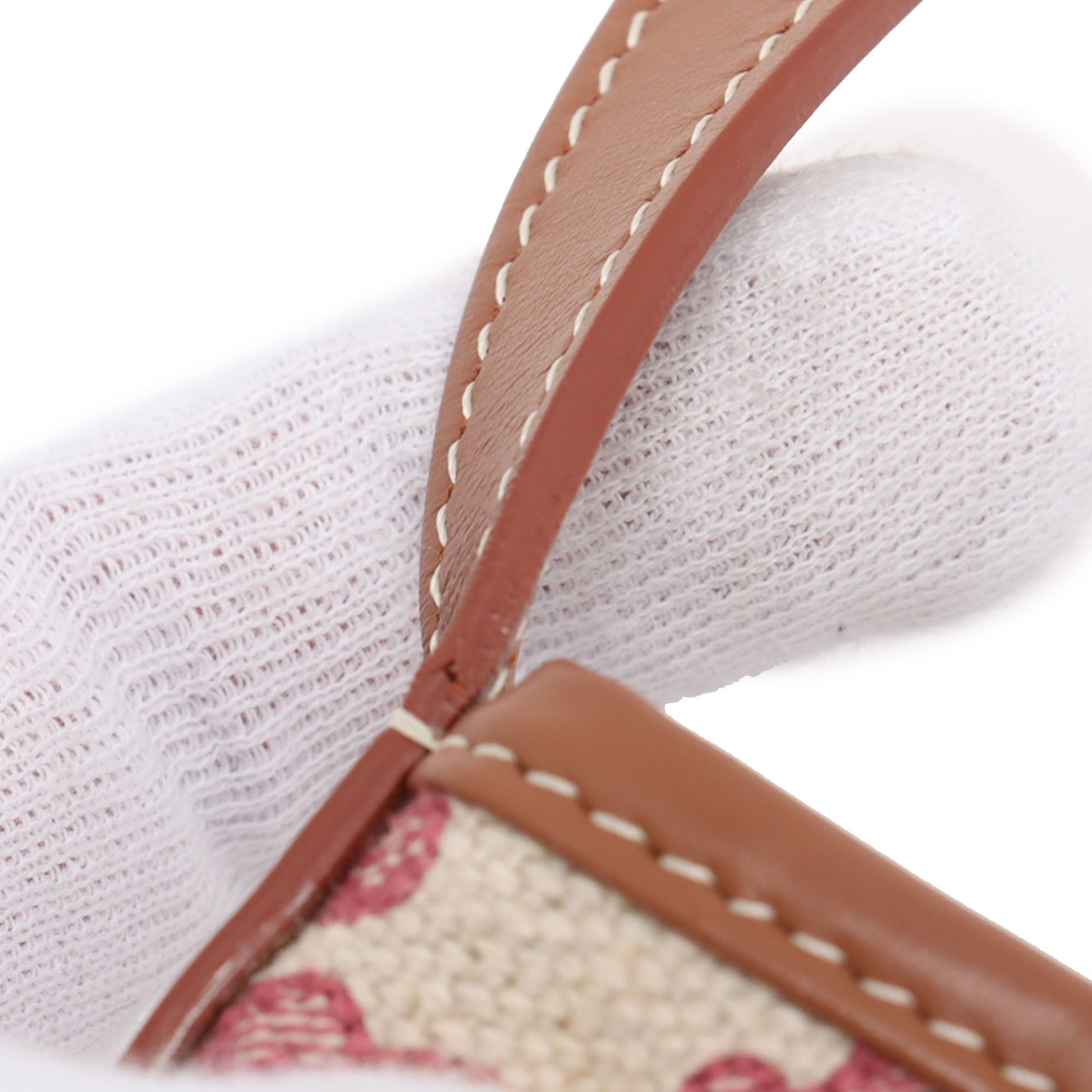 Celine Micro Triomphe Embroidered Canvas Drawstring Bucket Bag