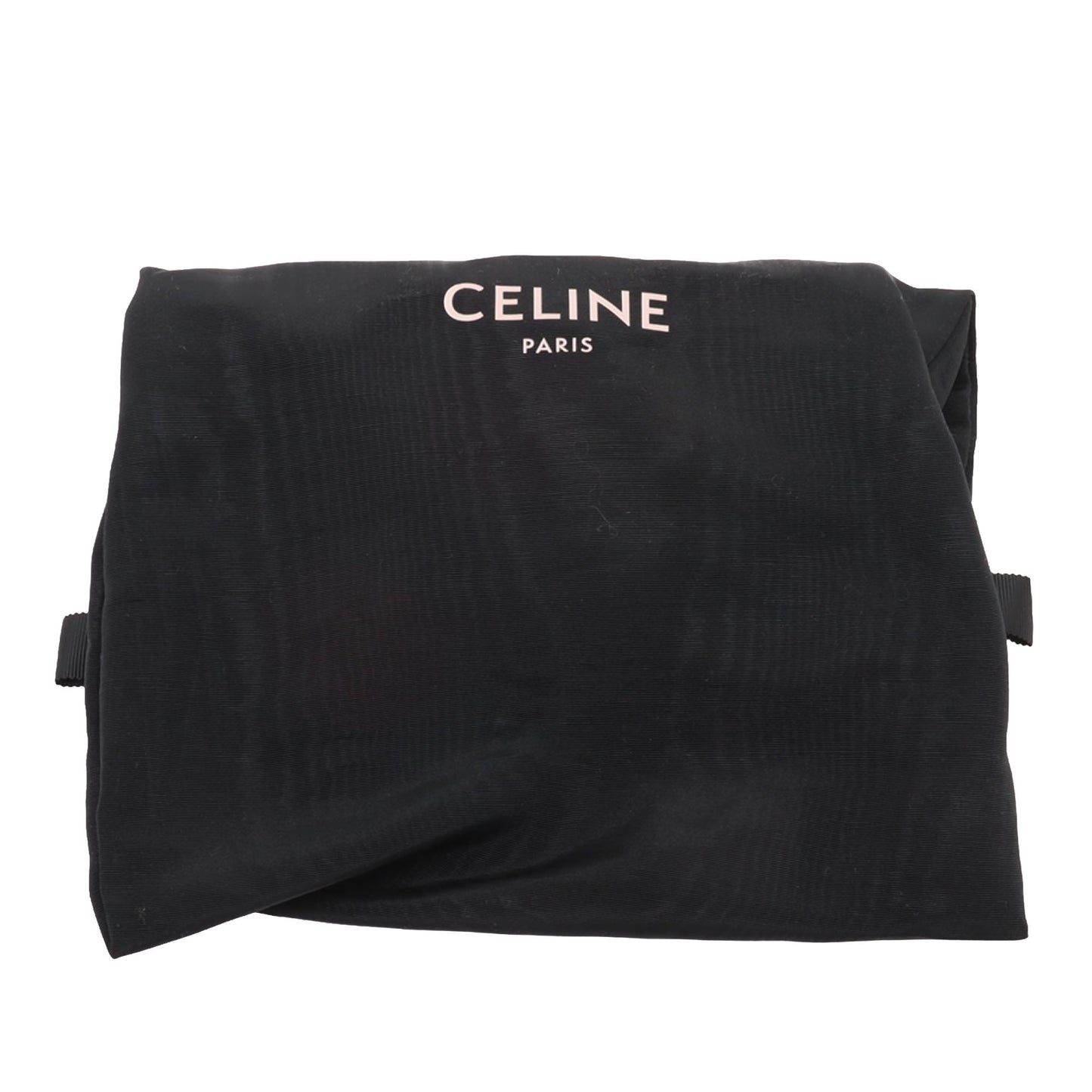 Celine Micro Triomphe Embroidered Canvas Drawstring Bucket Bag