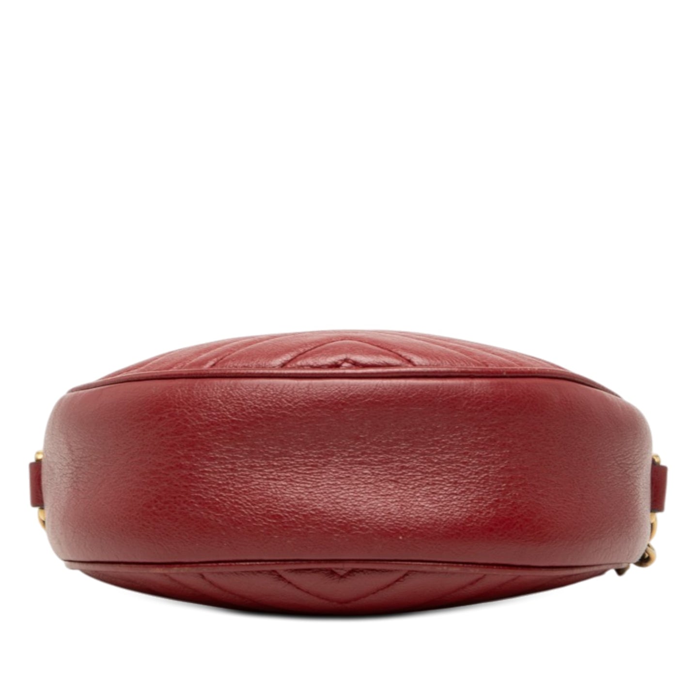 Gucci Mini GG Marmont Matelasse Leather Round Crossbody