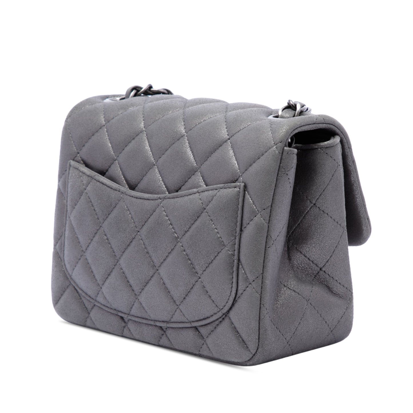 Chanel Mini Square Classic Iridescent Lambskin Single Flap