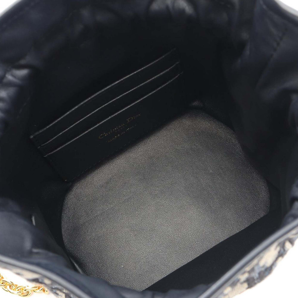 Dior Mini Oblique Canvas 30 Montaigne Drawstring Bucket Bag