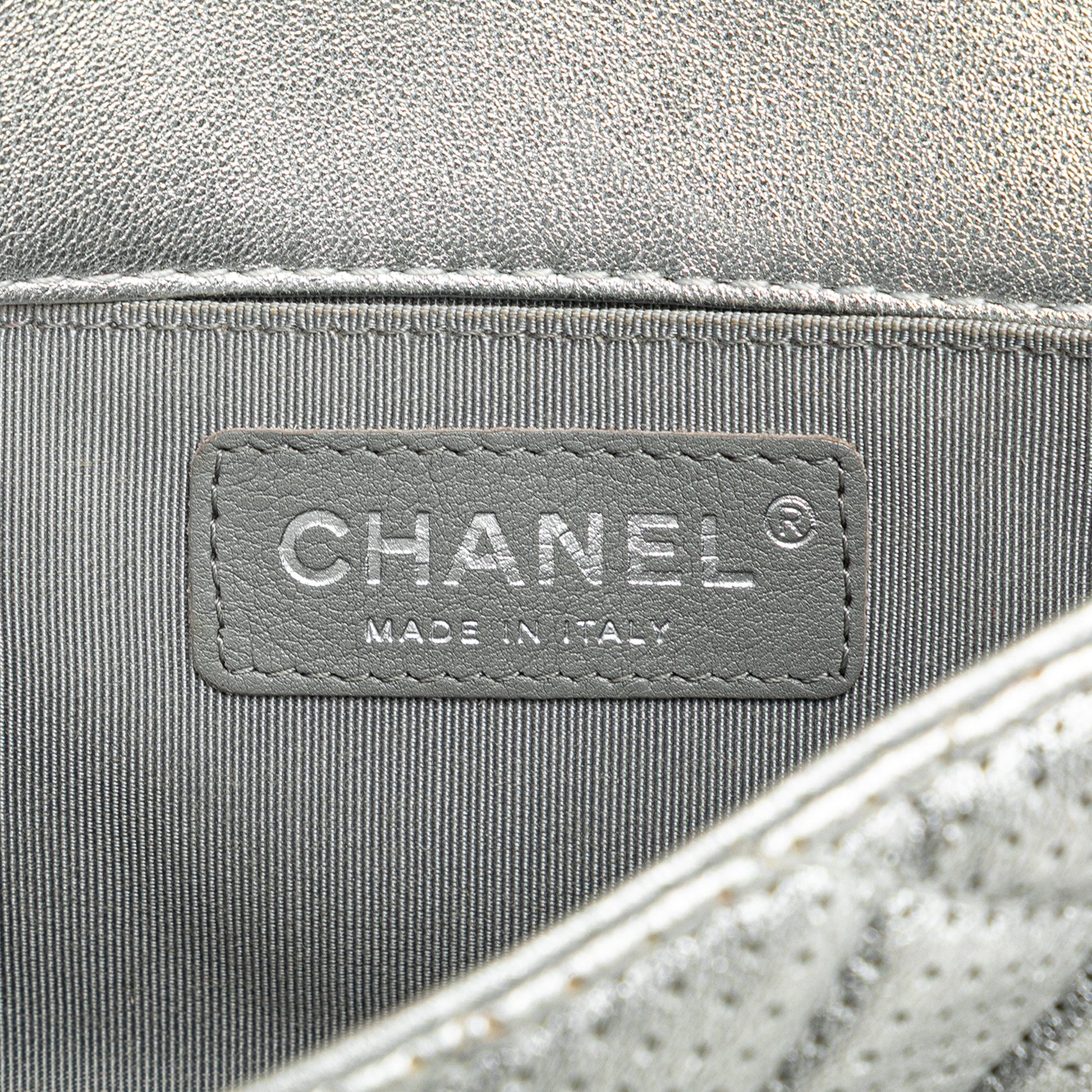 Chanel Mini Perforated Lambskin Punch Flap