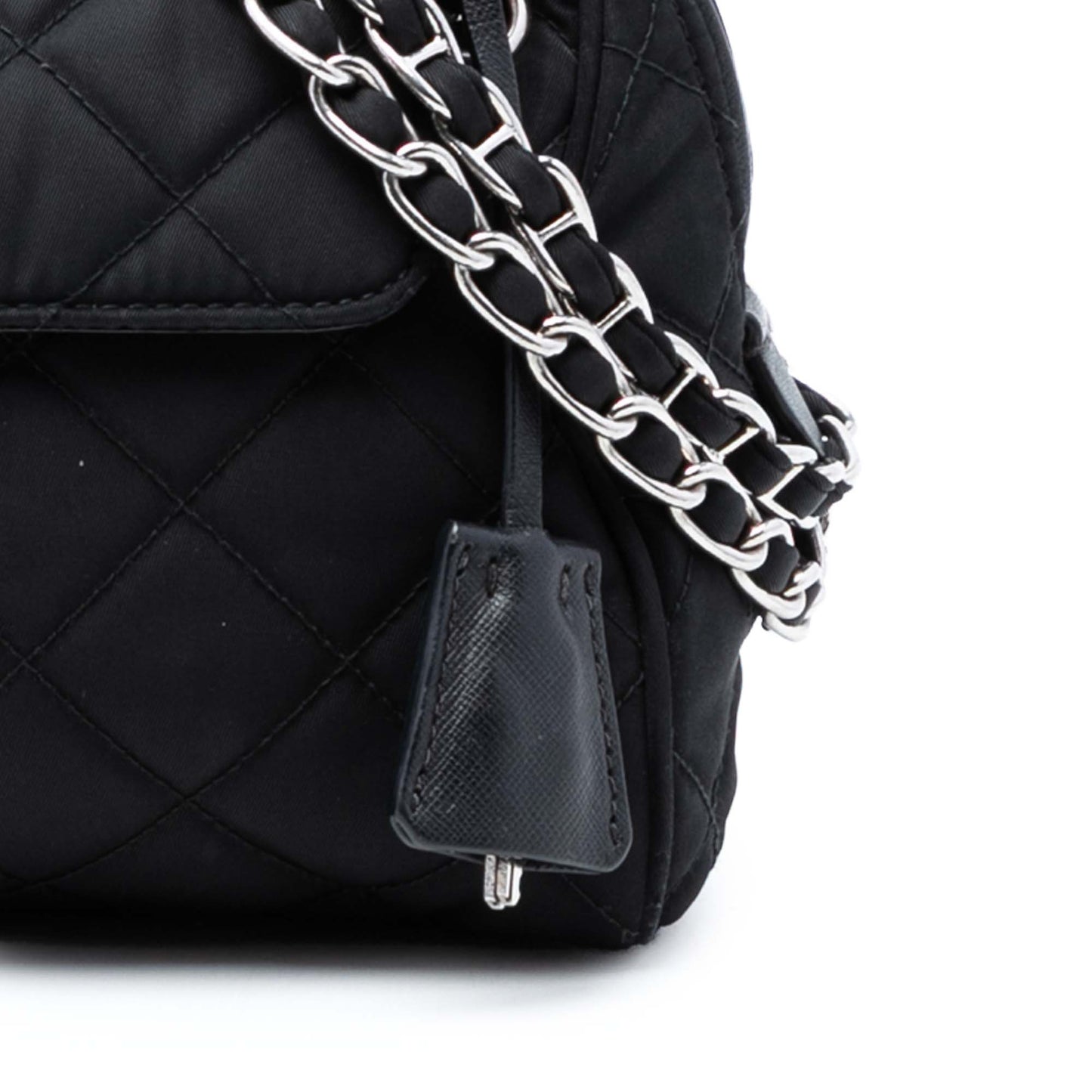 Impuntu Tessuto Chain Flap Crossbody