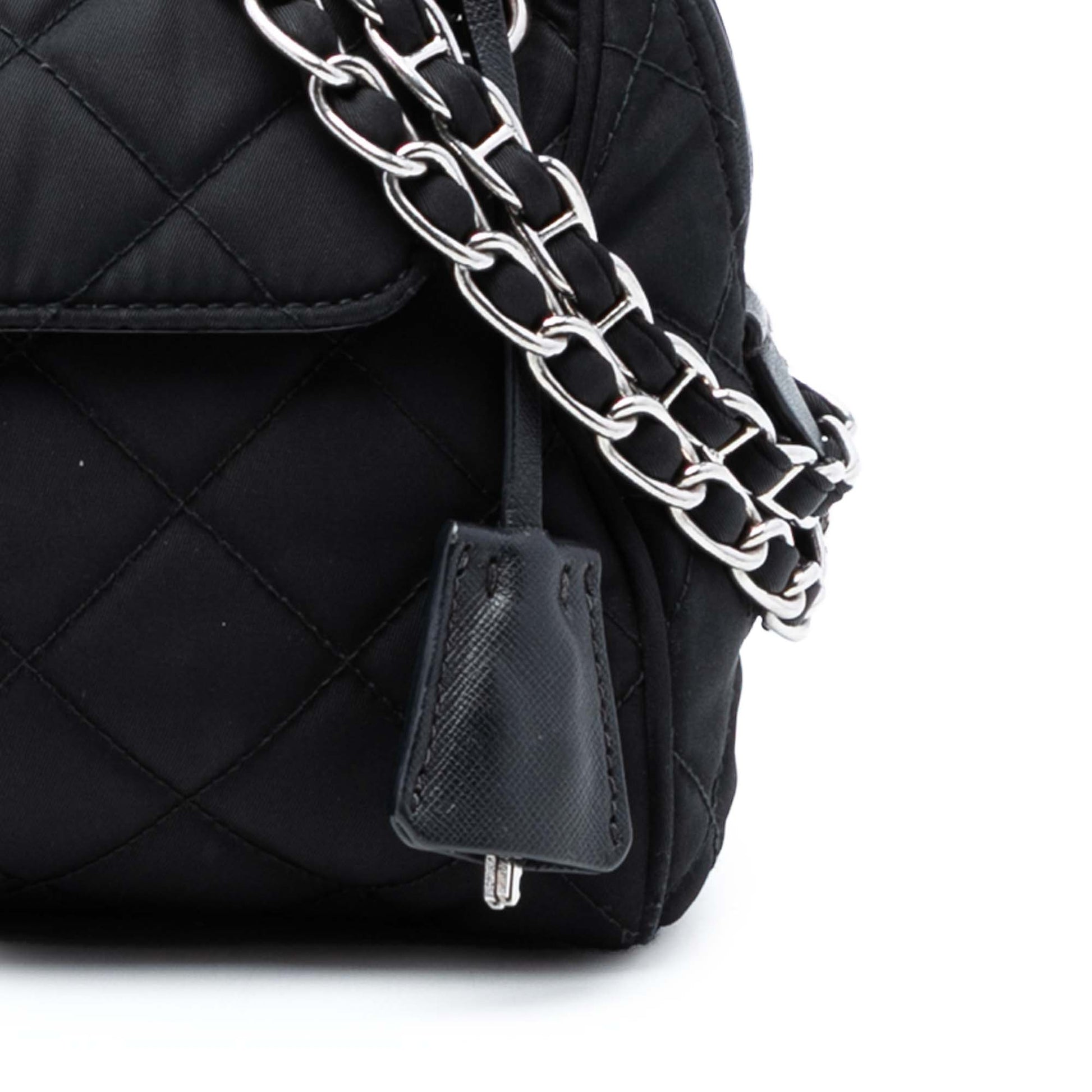 Impuntu Tessuto Chain Flap Crossbody