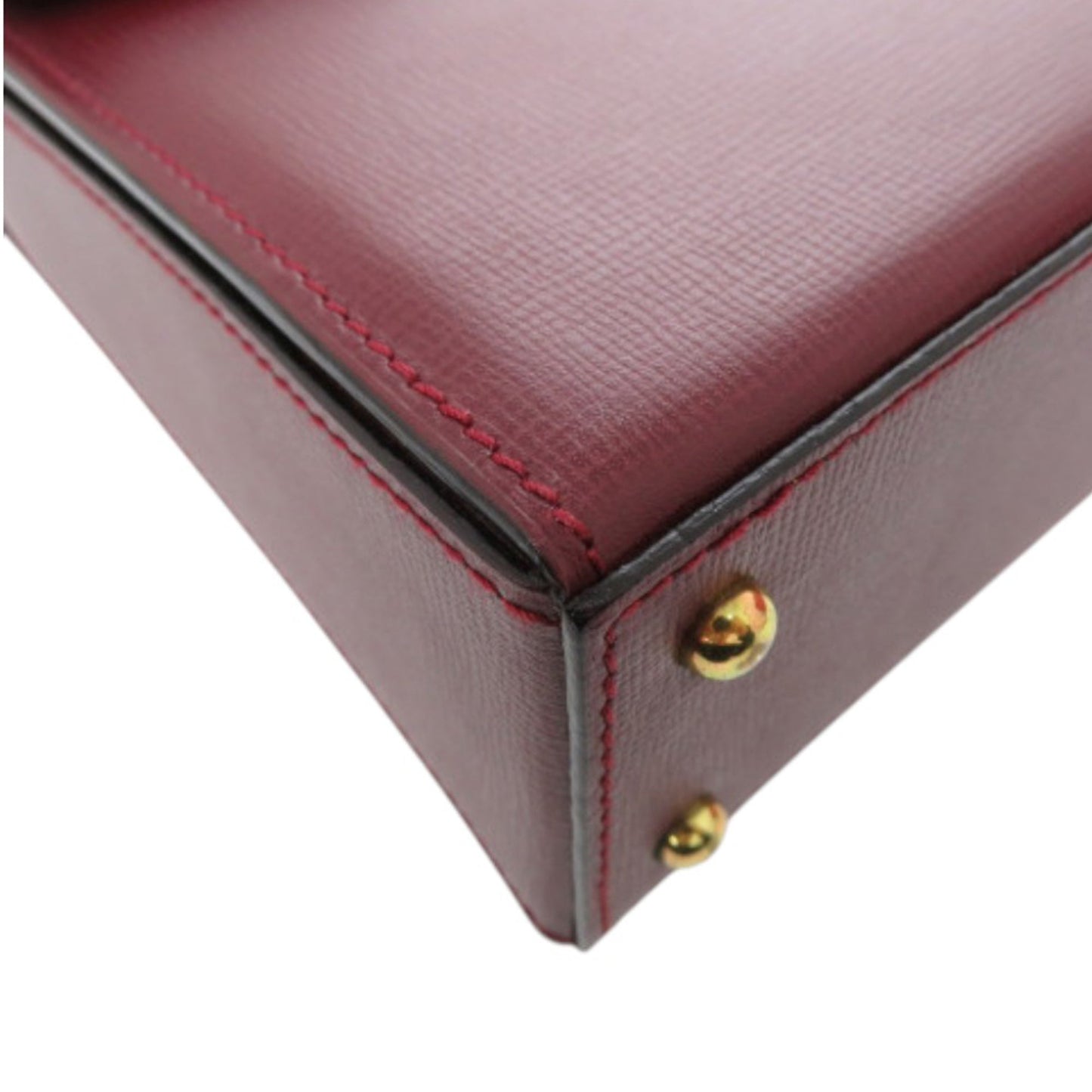 Cartier Leather Must de Cartier Turn Lock Handbag