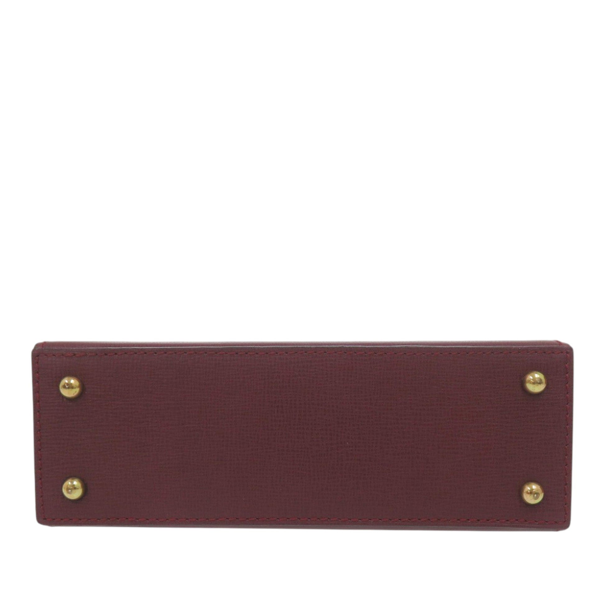 Cartier Leather Must de Cartier Turn Lock Handbag