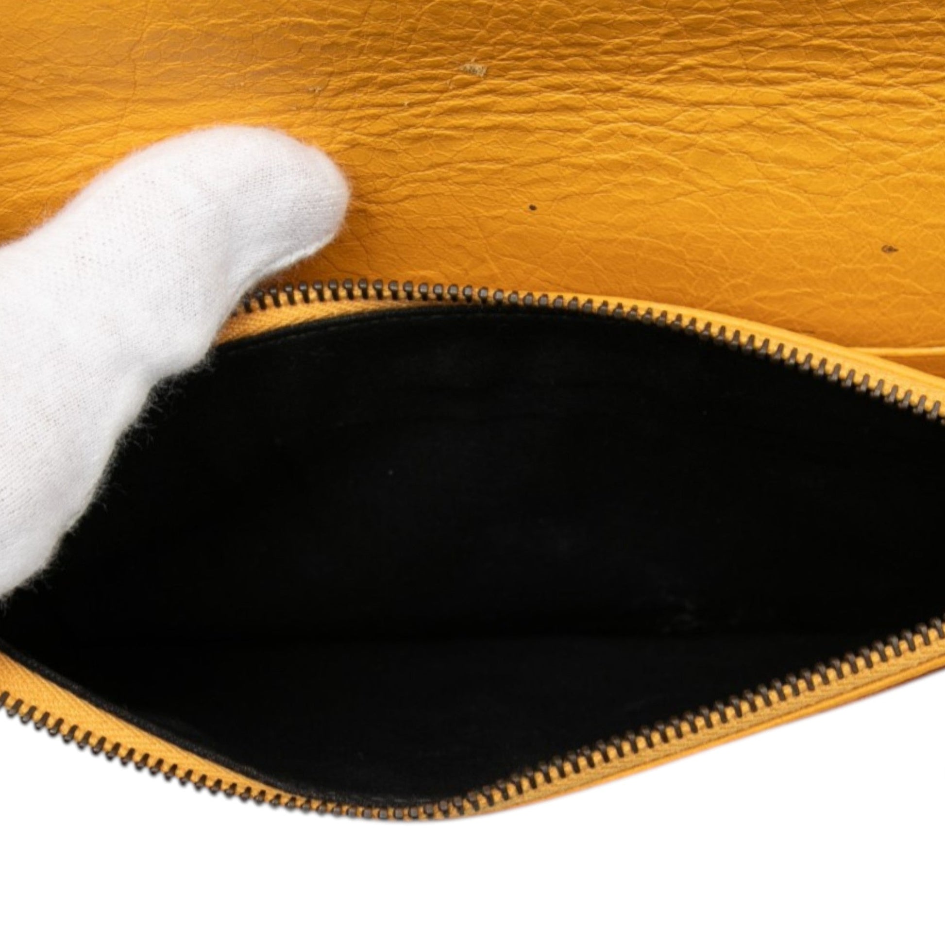 Balenciaga Lambskin Motocross Giant 12 Continental Flap Wallet on Chain