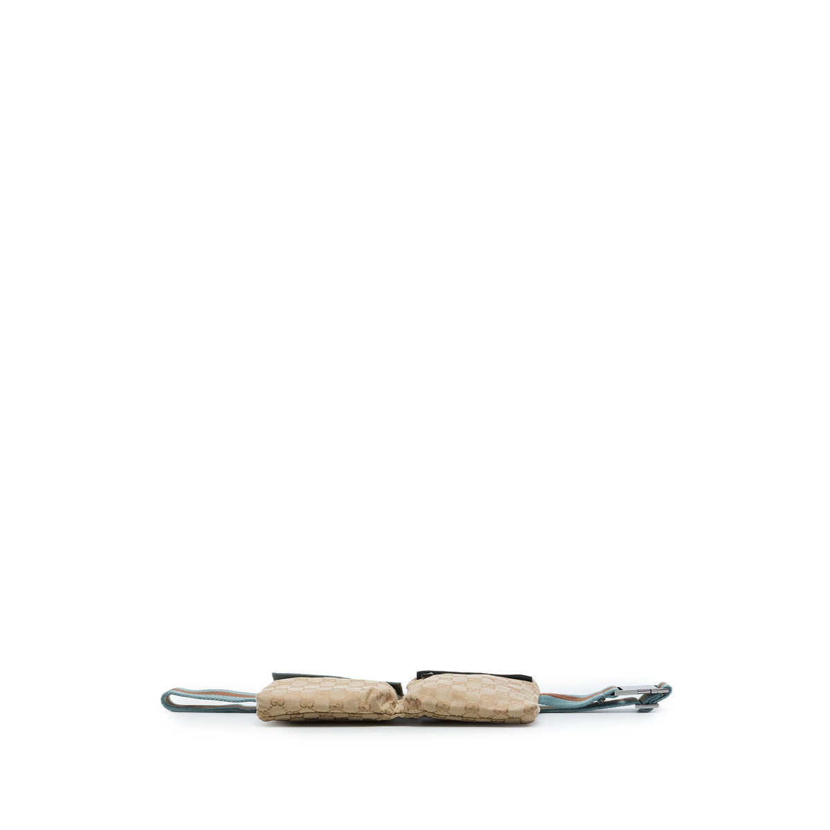 Gucci GG Canvas Web Double Pocket Belt Bag