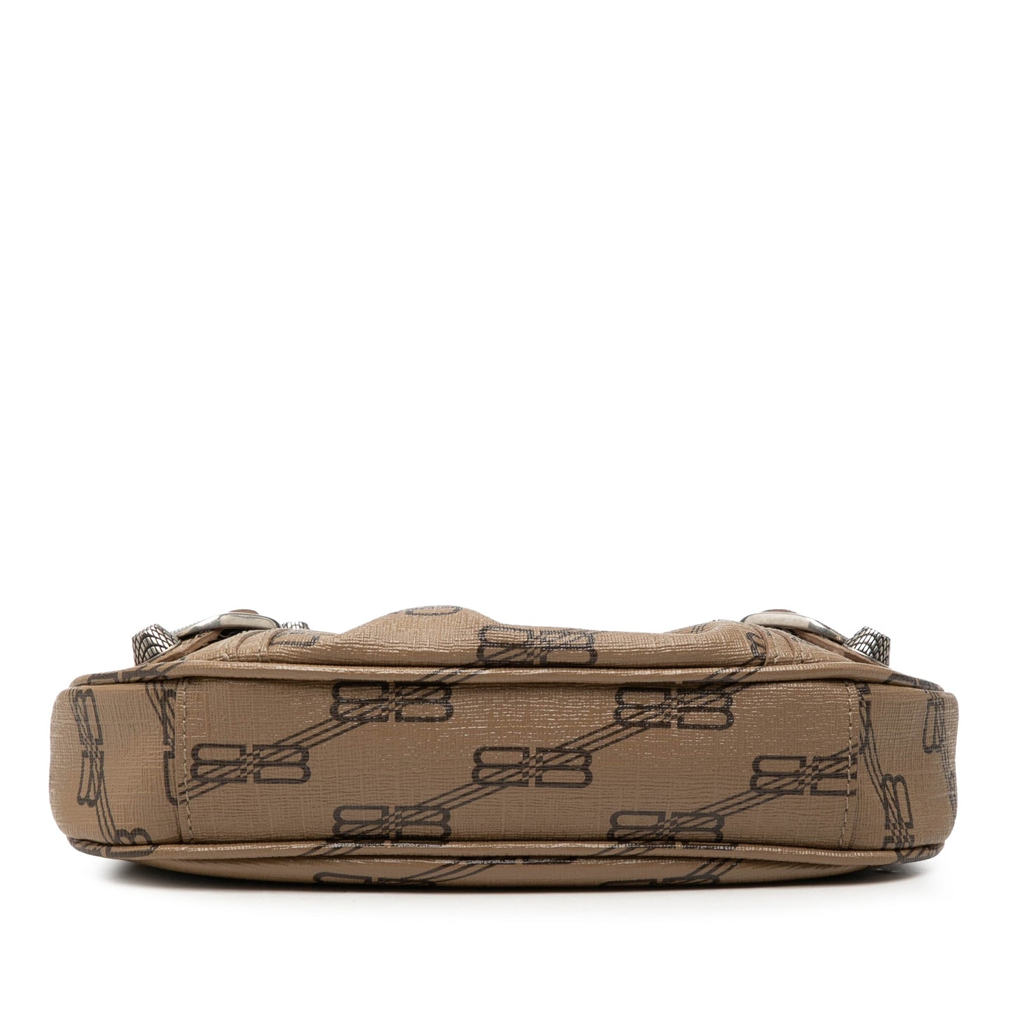 Balenciaga Mini BB Monogram Coated Canvas Le Cagole Satchel