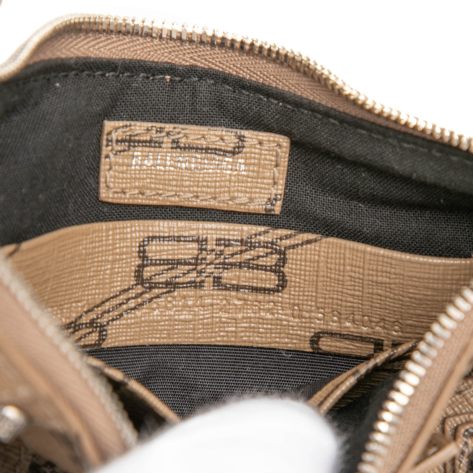 Balenciaga Mini BB Monogram Coated Canvas Le Cagole Satchel