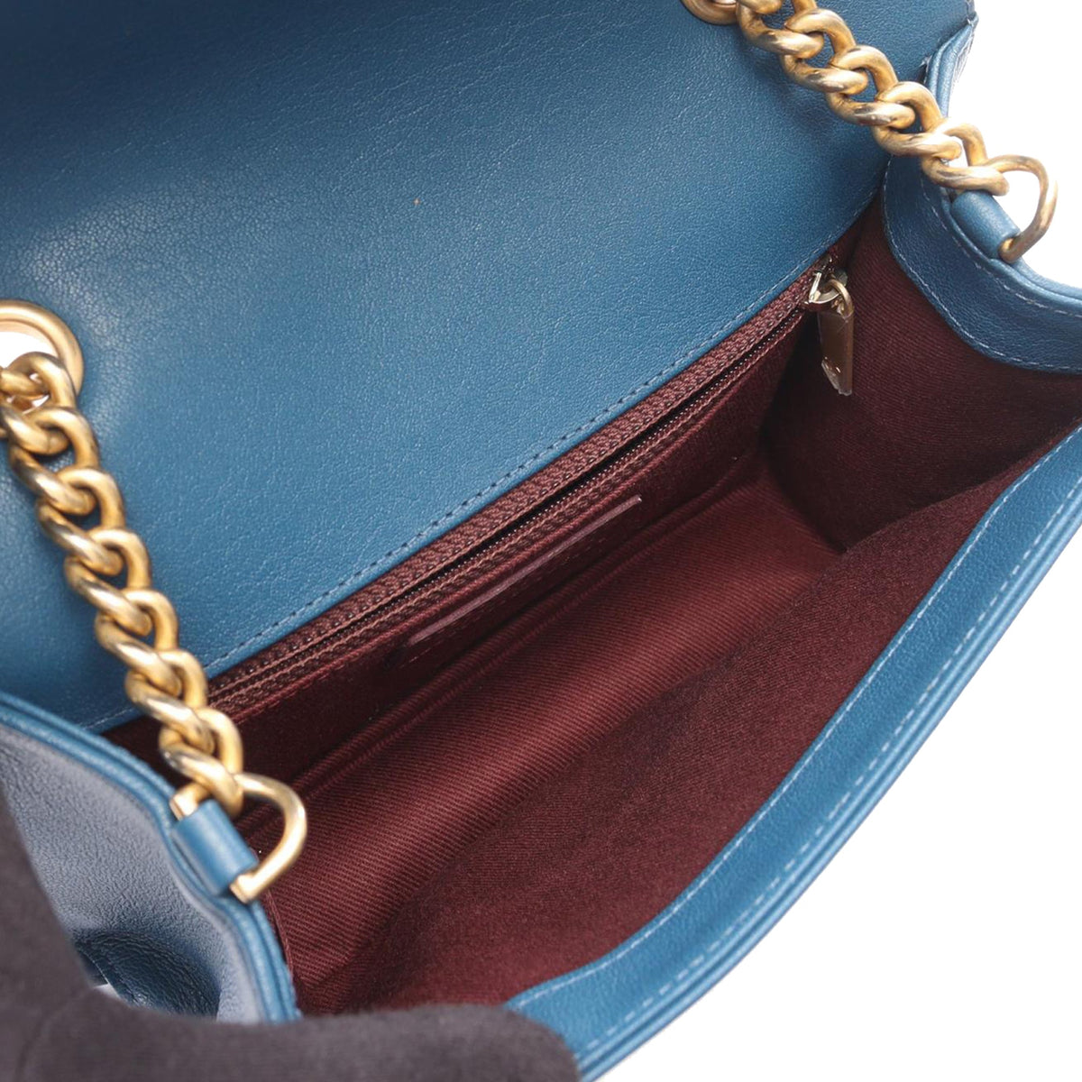 Chanel Front Chain Calfskin Flap