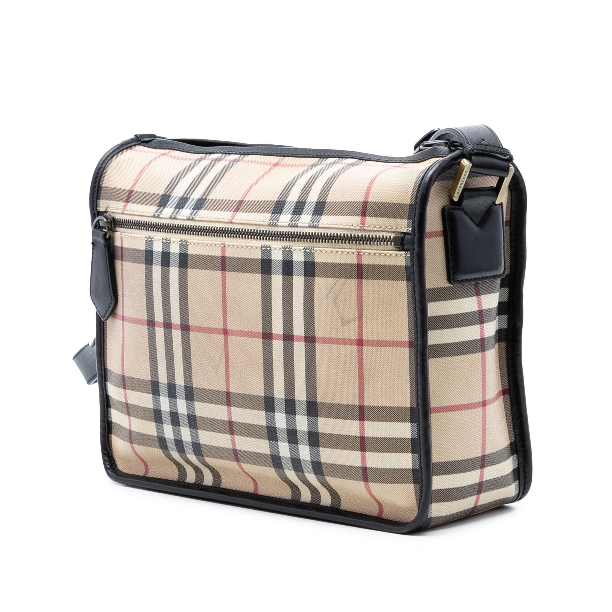 Burberry House Check Coated Canvas Crossbody