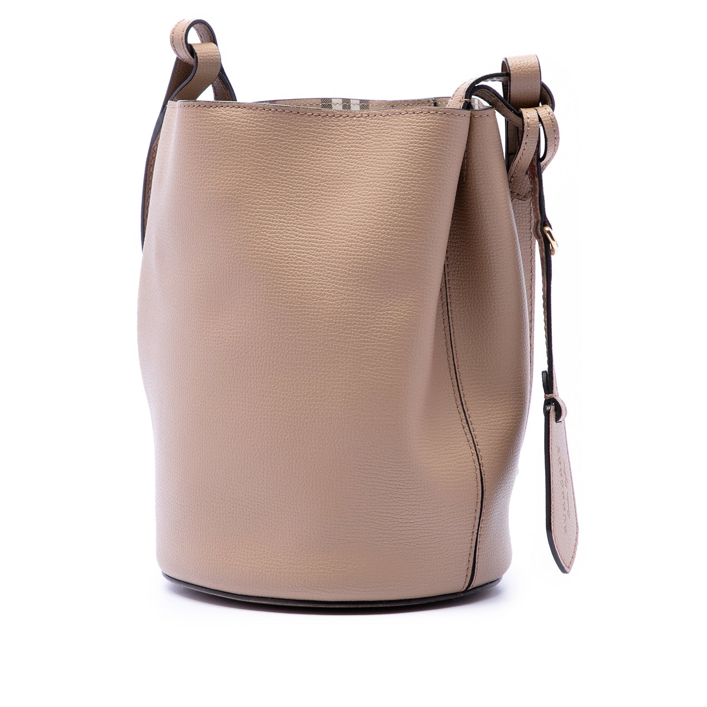 Burberry Leather Lorne Bucket Bag