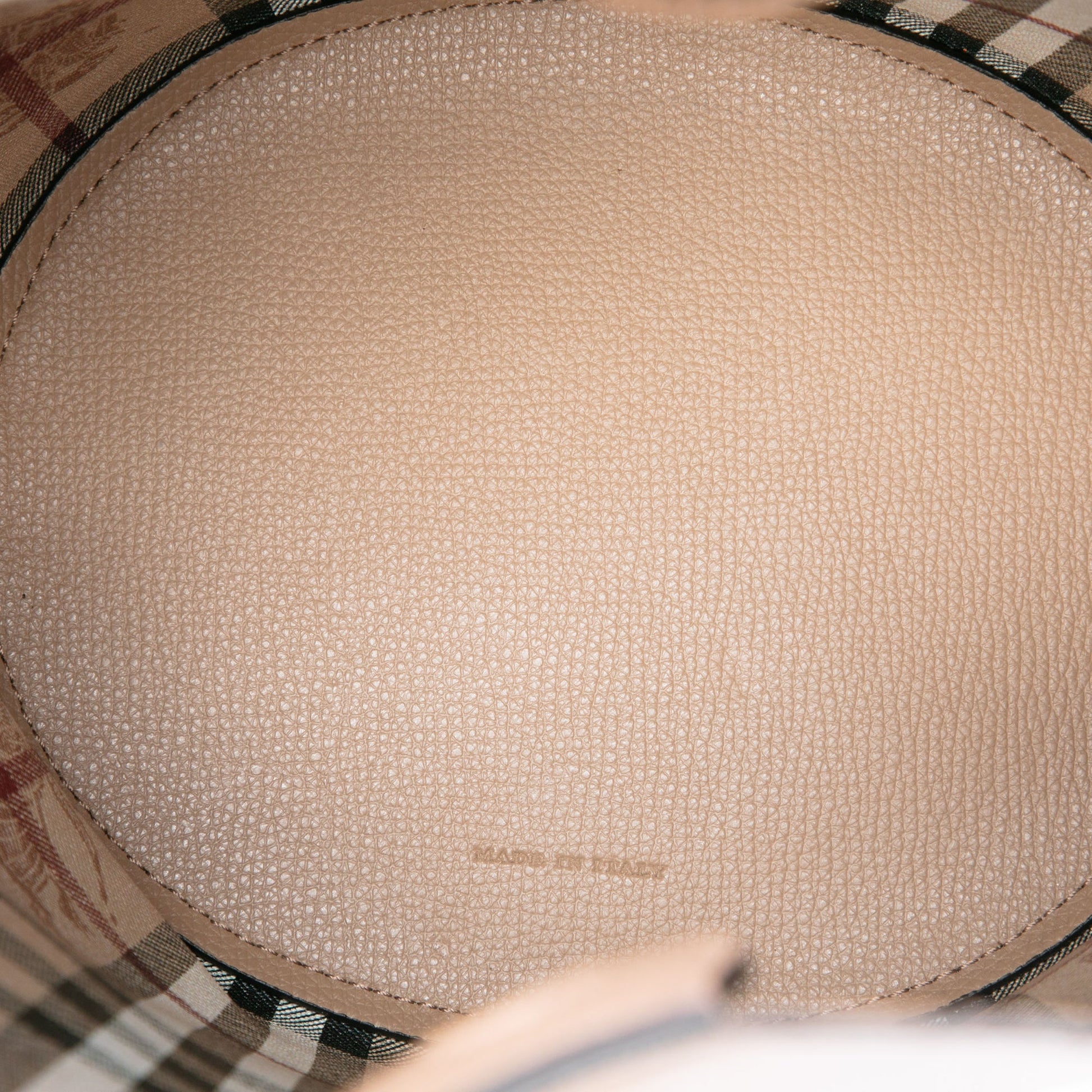 Burberry Leather Lorne Bucket Bag