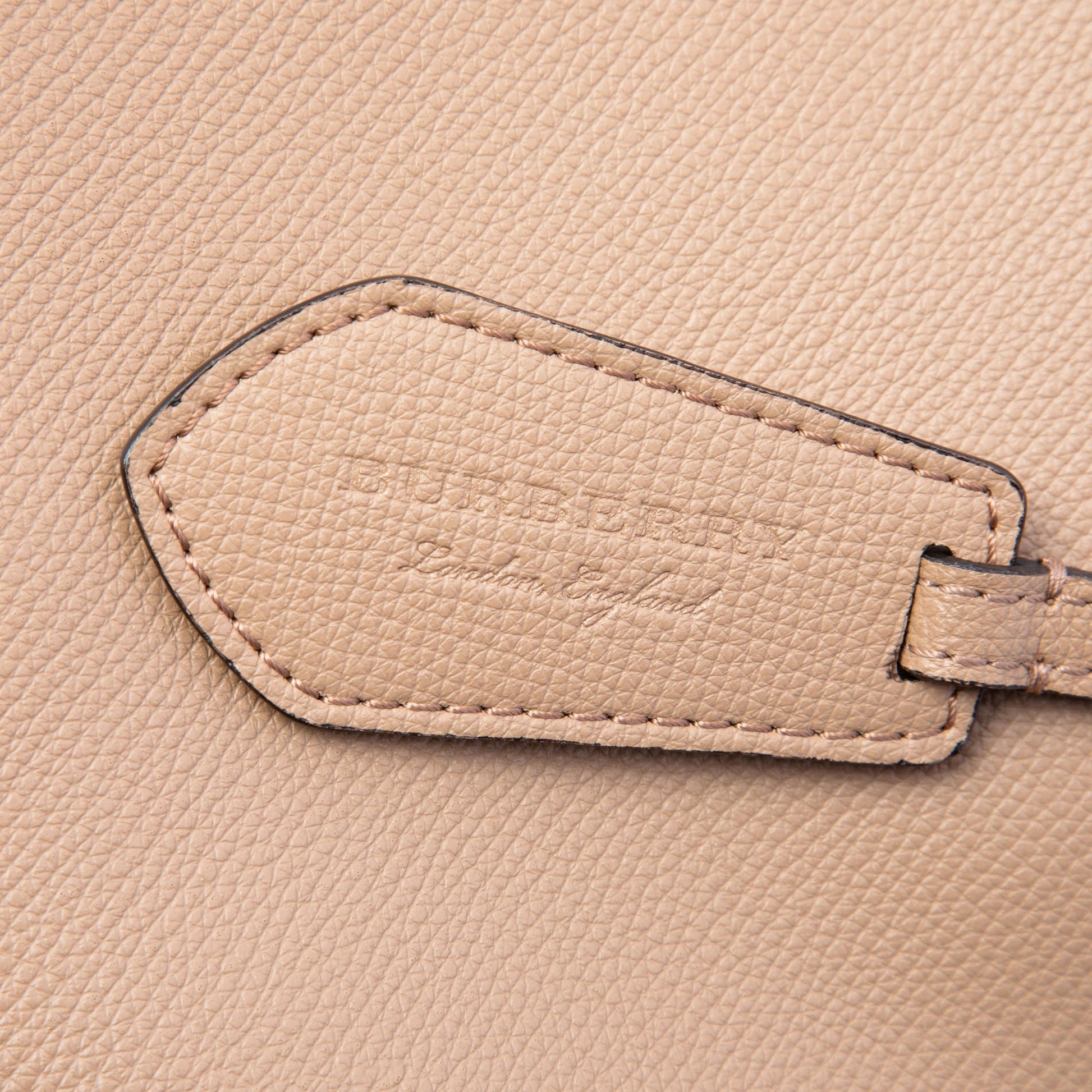 Burberry Leather Lorne Bucket Bag