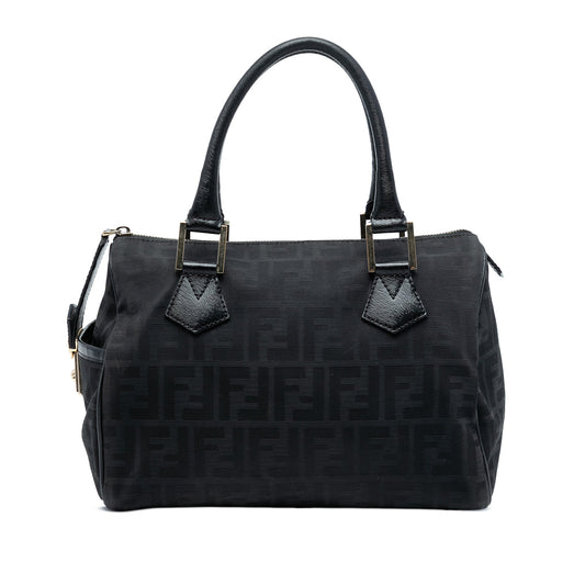 Fendi Zucca Canvas Boston Bag