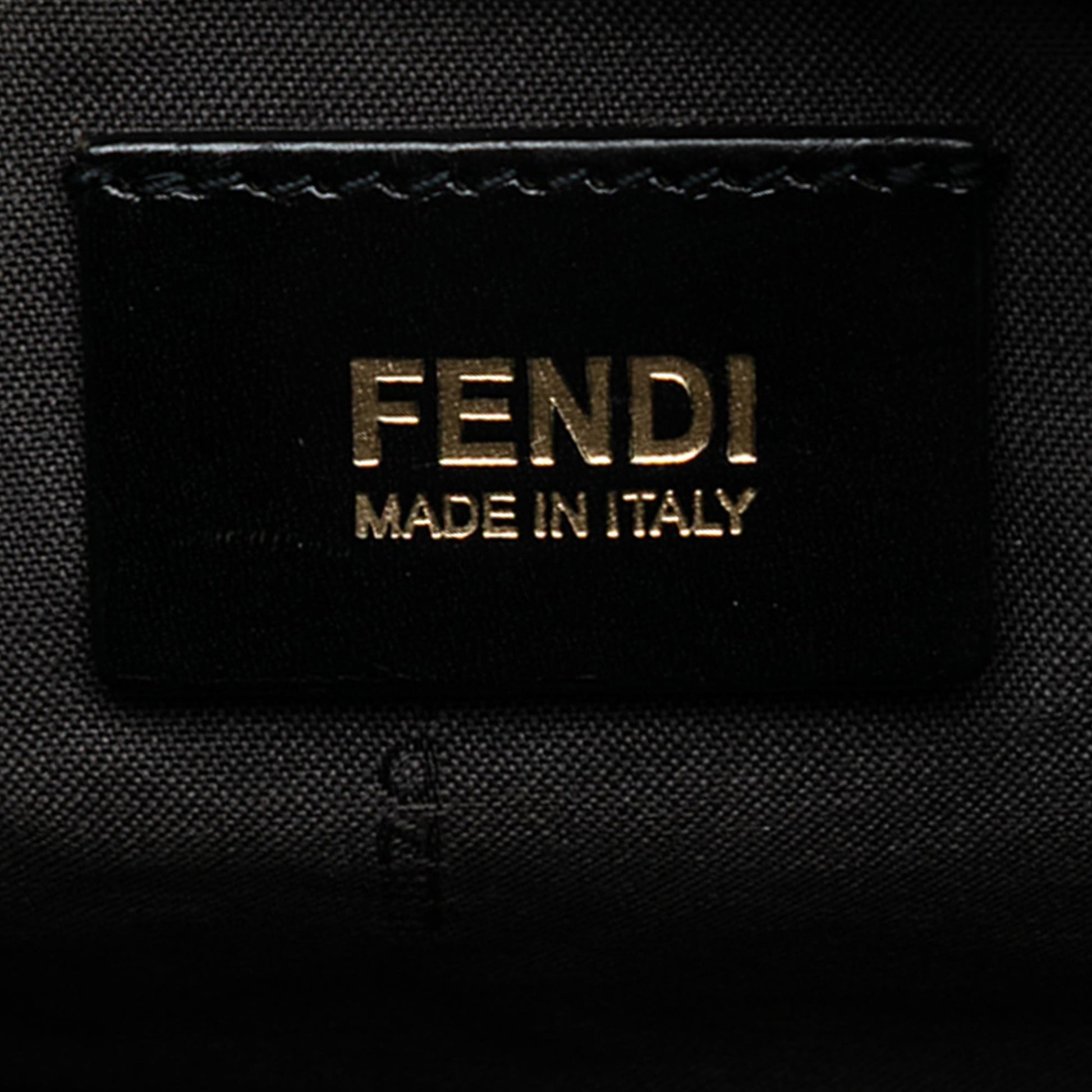 Fendi Zucca Canvas Boston Bag