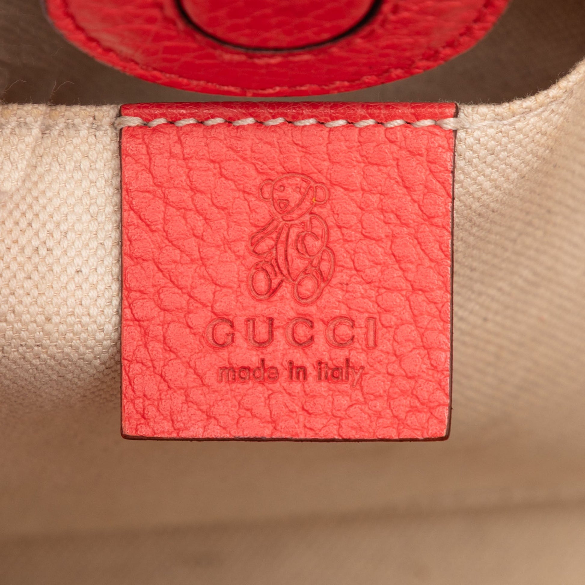 Gucci Mini Leather Swing Handbag