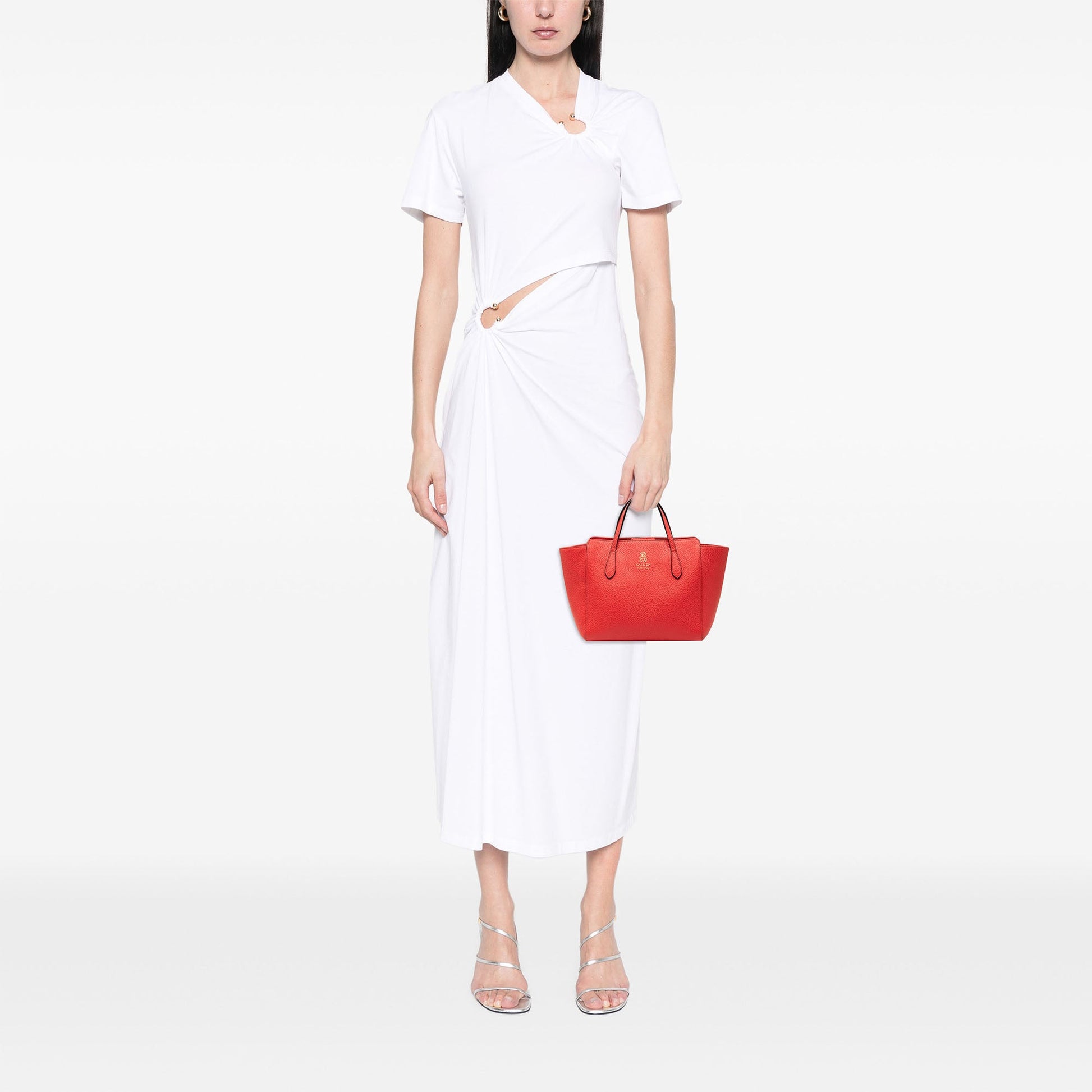 Gucci Mini Leather Swing Handbag