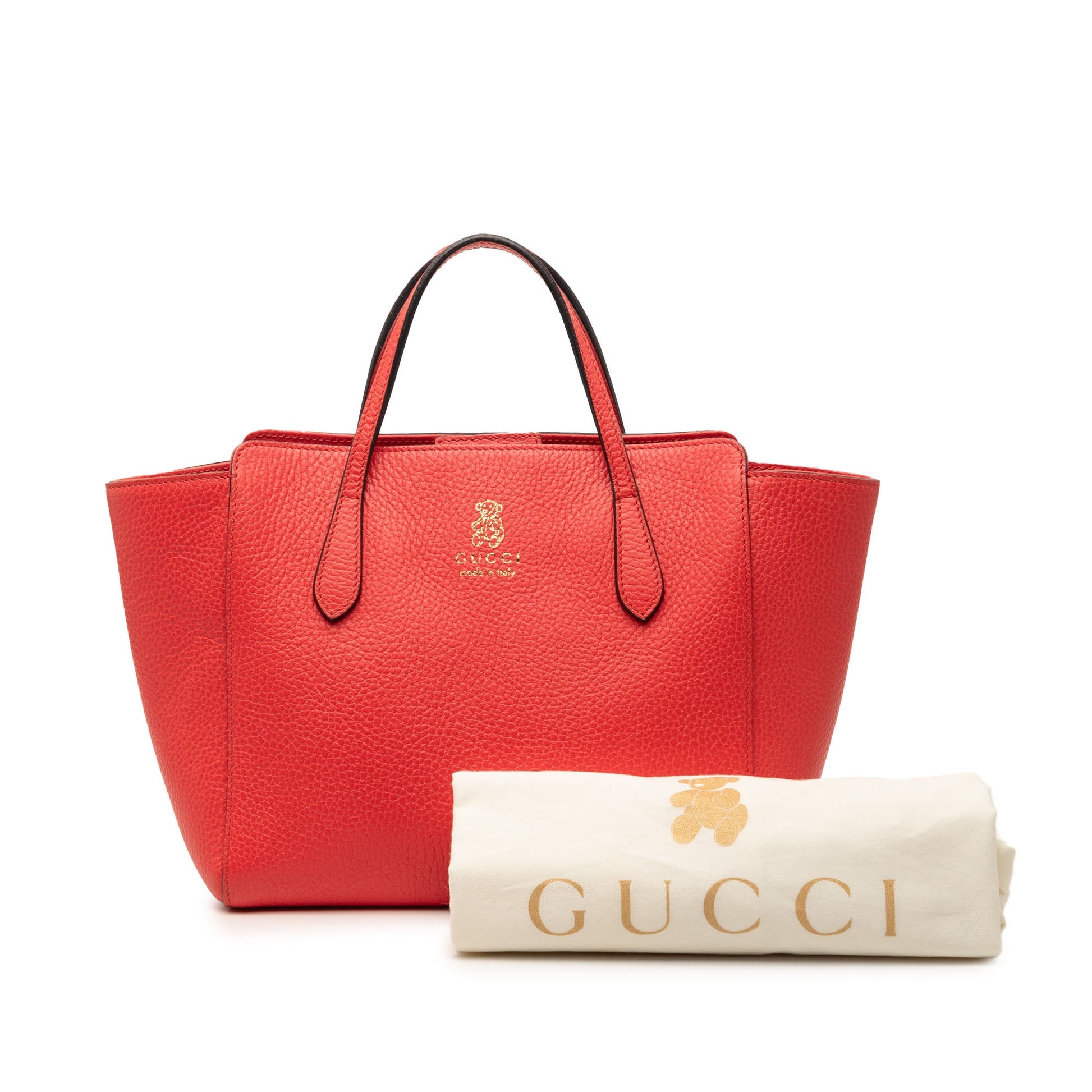 Gucci Mini Leather Swing Handbag