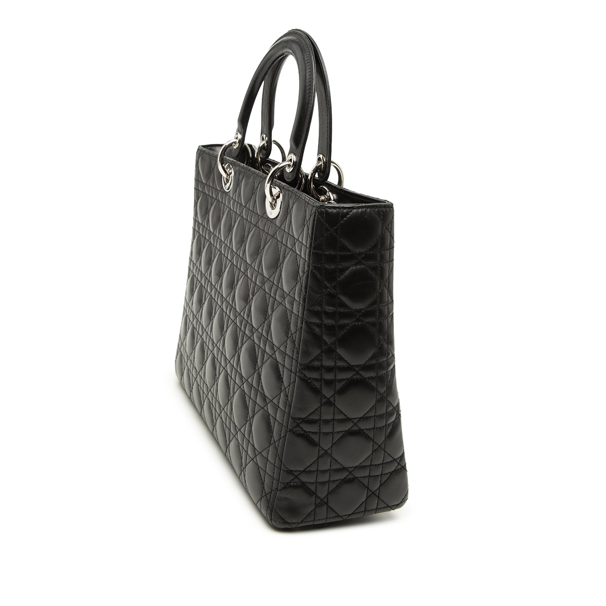 Dior Large Lambskin Cannage Lady Dior