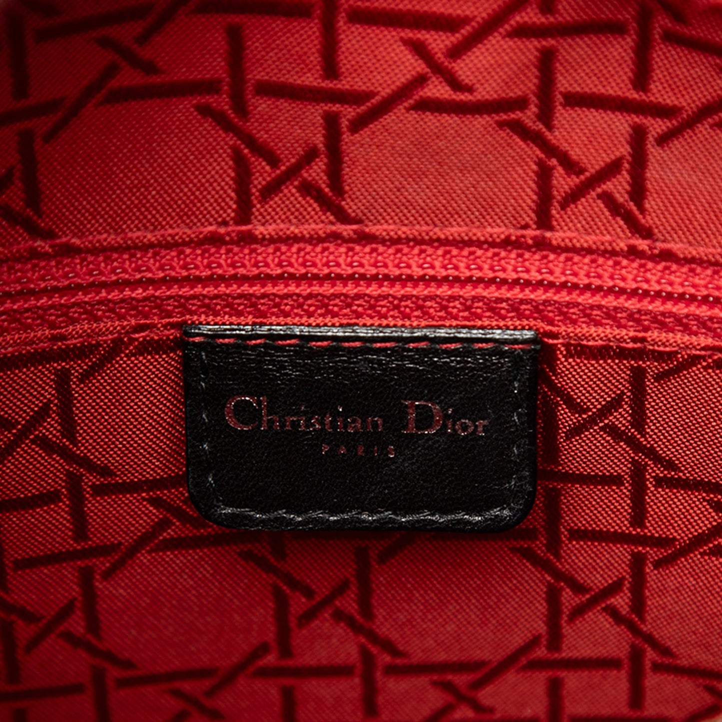 Dior Large Lambskin Cannage Lady Dior