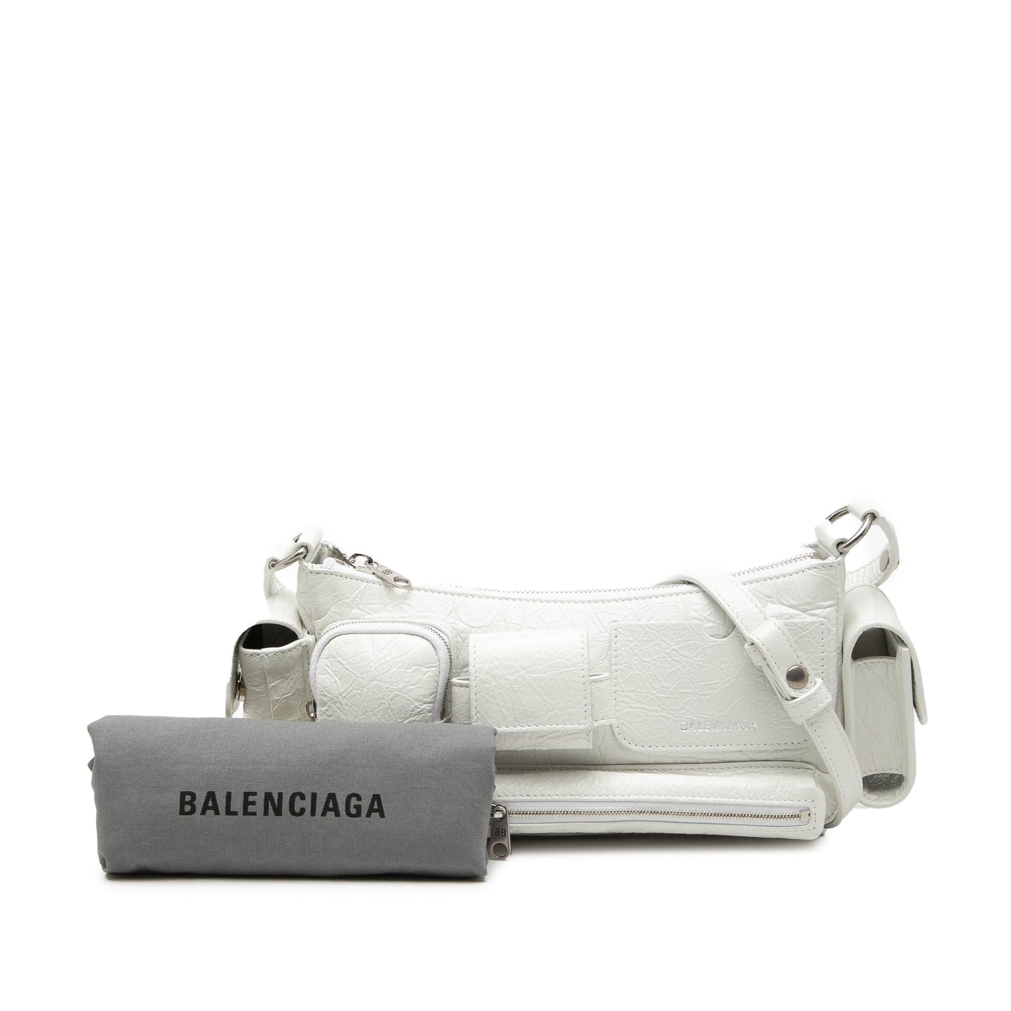 Balenciaga Small Lambskin Superbusy Sling Bag
