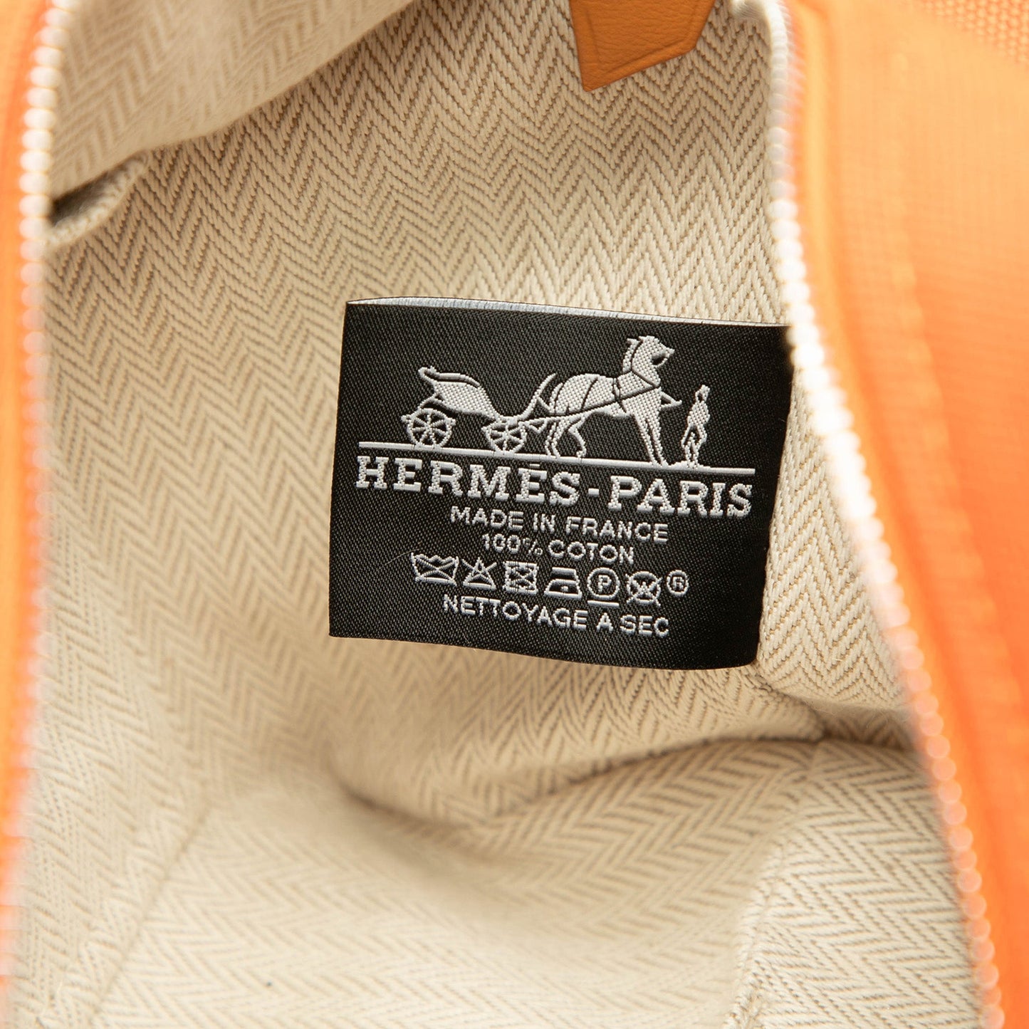 Hermès Small Toile Bride A Brac Case