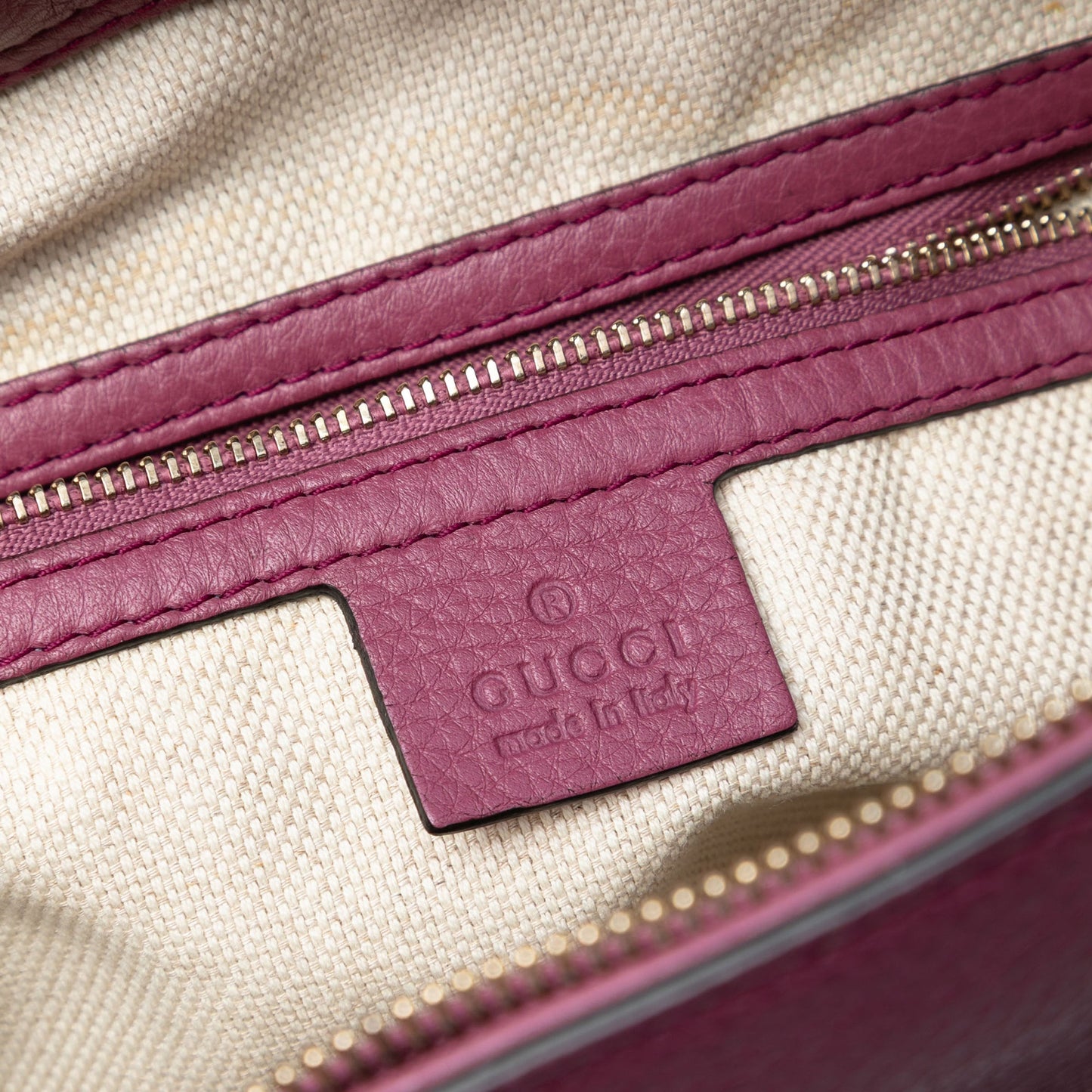 Gucci Small Calfskin Soho Cellarius Satchel
