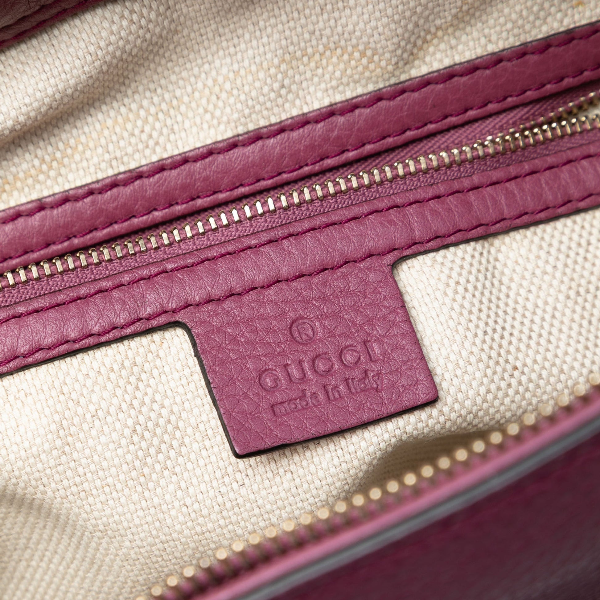 Gucci Small Calfskin Soho Cellarius Satchel