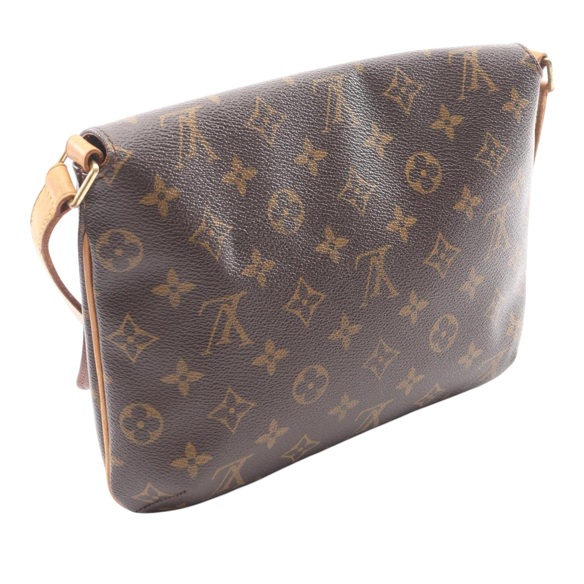 Louis Vuitton Monogram Musette Tango Long Strap — Brown