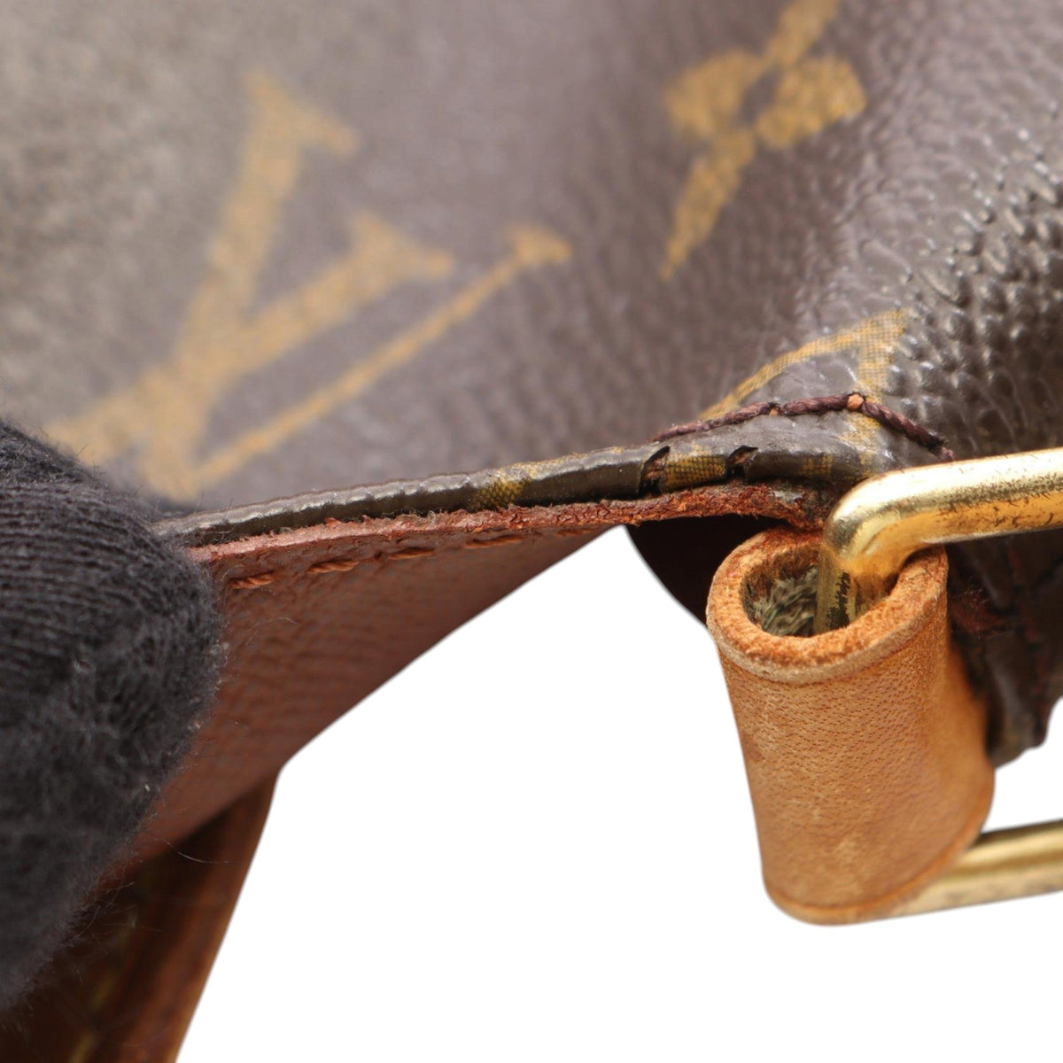 Louis Vuitton Monogram Musette Tango Long Strap — Brown
