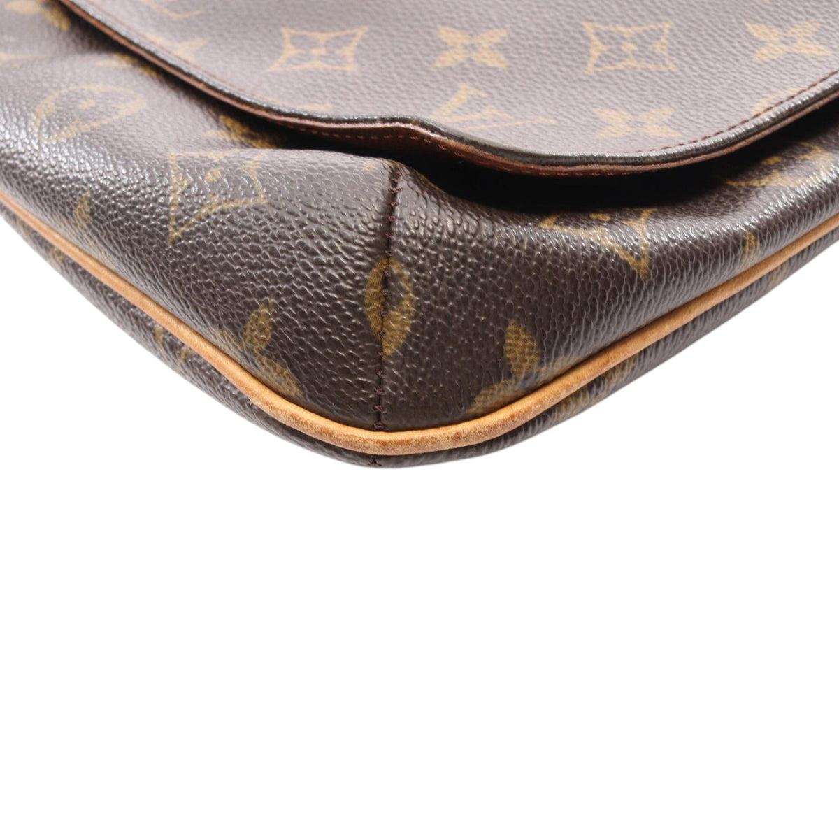 Louis Vuitton Monogram Musette Tango Long Strap — Brown
