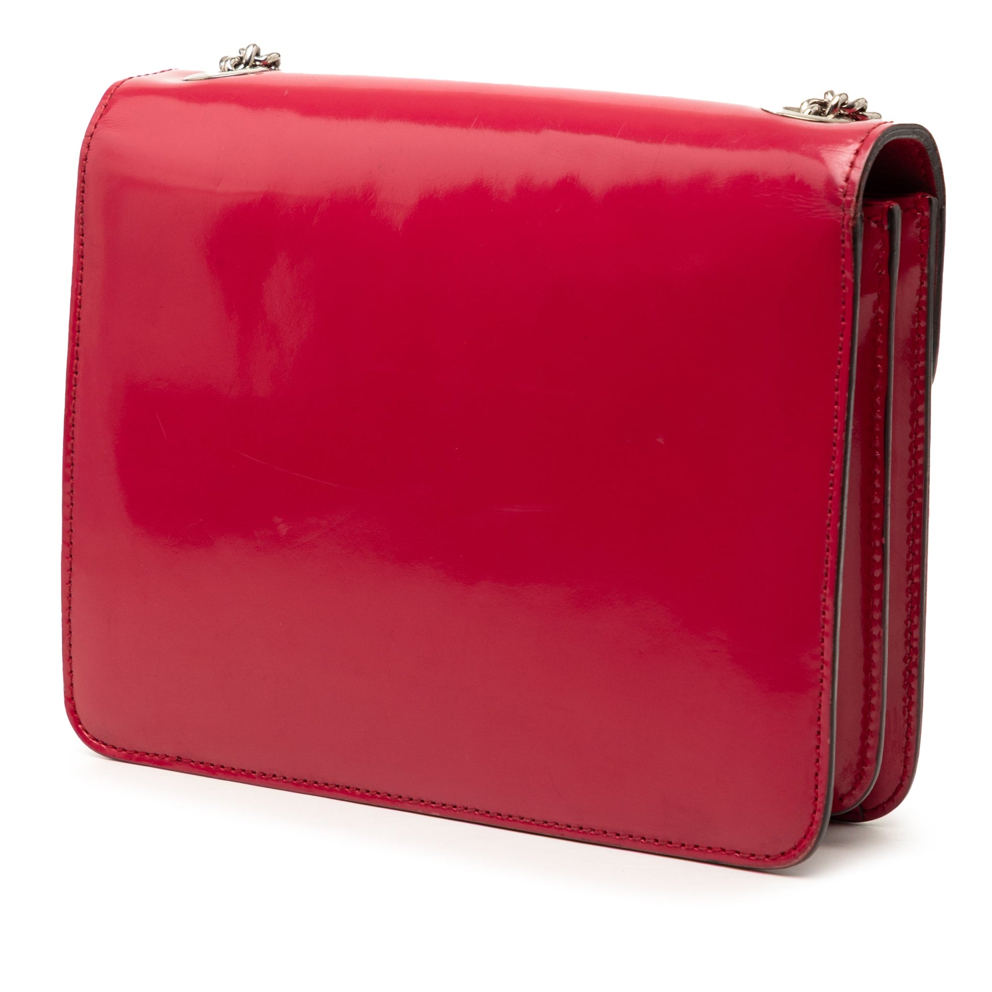 Gucci Small Patent Interlocking G Crossbody