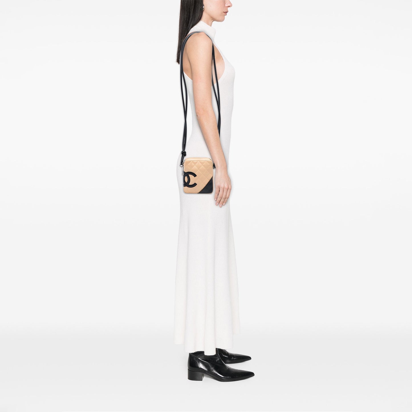 Chanel Mini Lambskin Cambon Ligne Crossbody