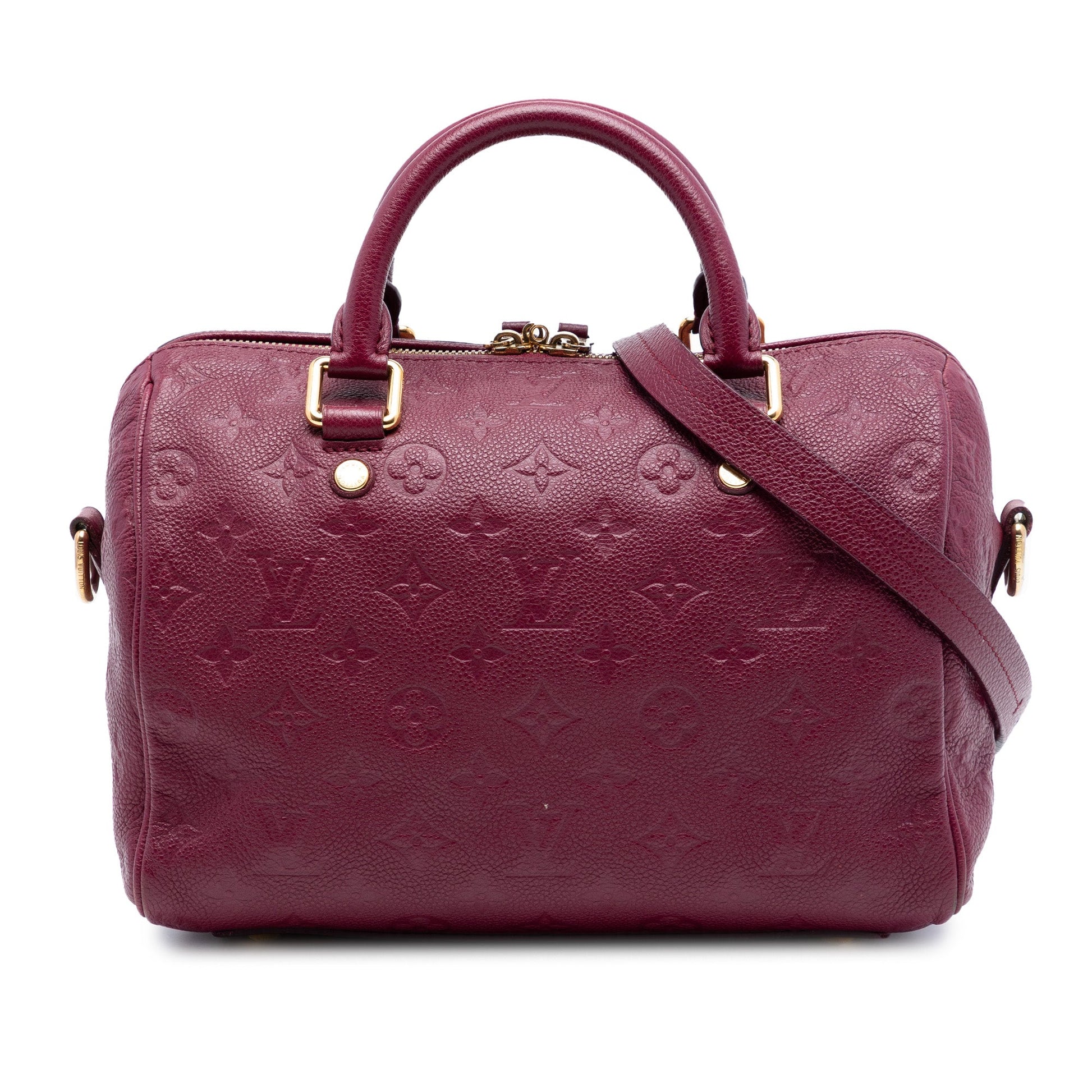 Louis Vuitton Monogram Empreinte Speedy Bandouliere 25