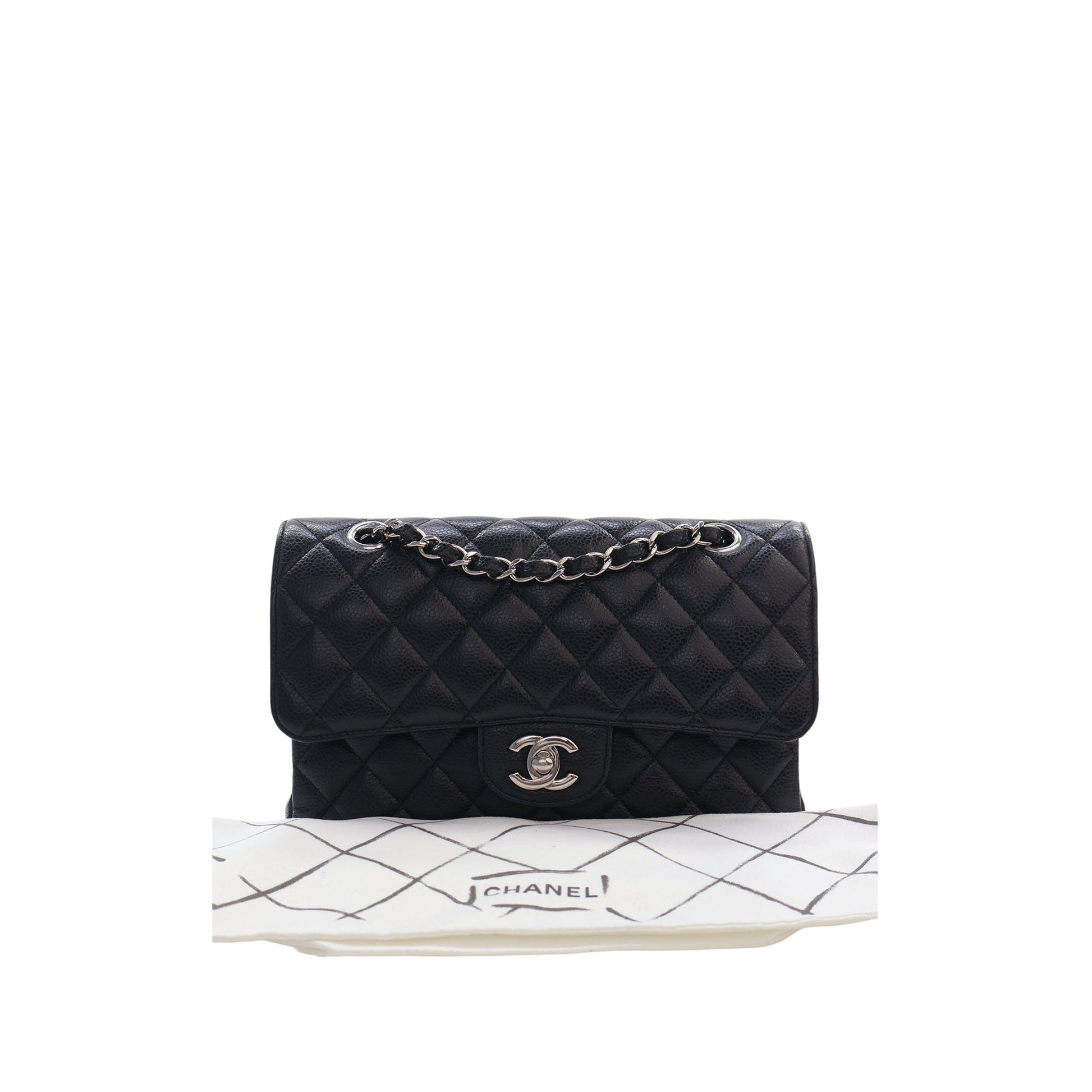 Chanel Small Classic Caviar Double Flap