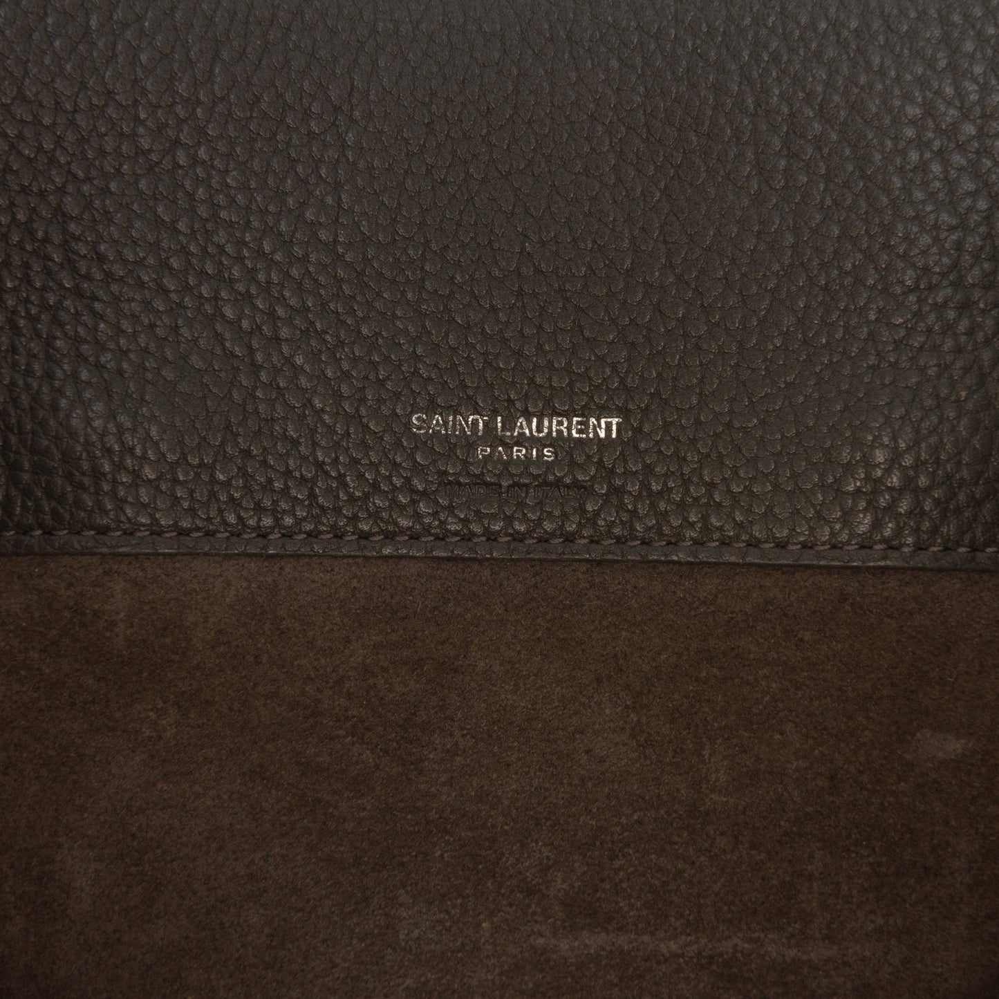 Saint Laurent Baby Grained Calfskin Sac de Jour Satchel