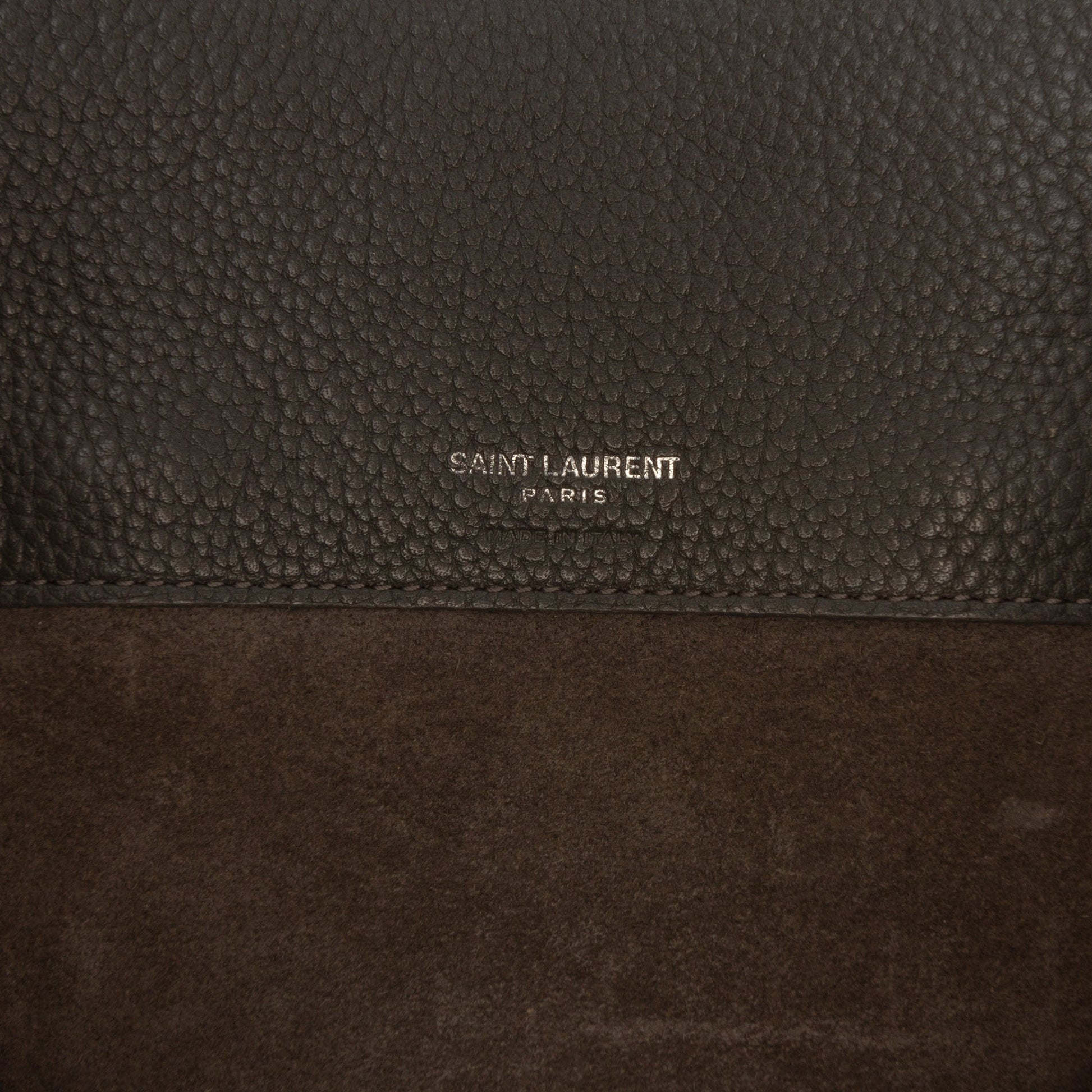 Saint Laurent Baby Grained Calfskin Sac de Jour Satchel