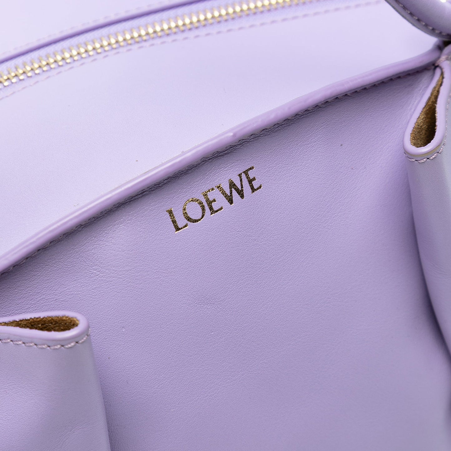 LOEWE Small Shiny Calfskin Paseo Satchel